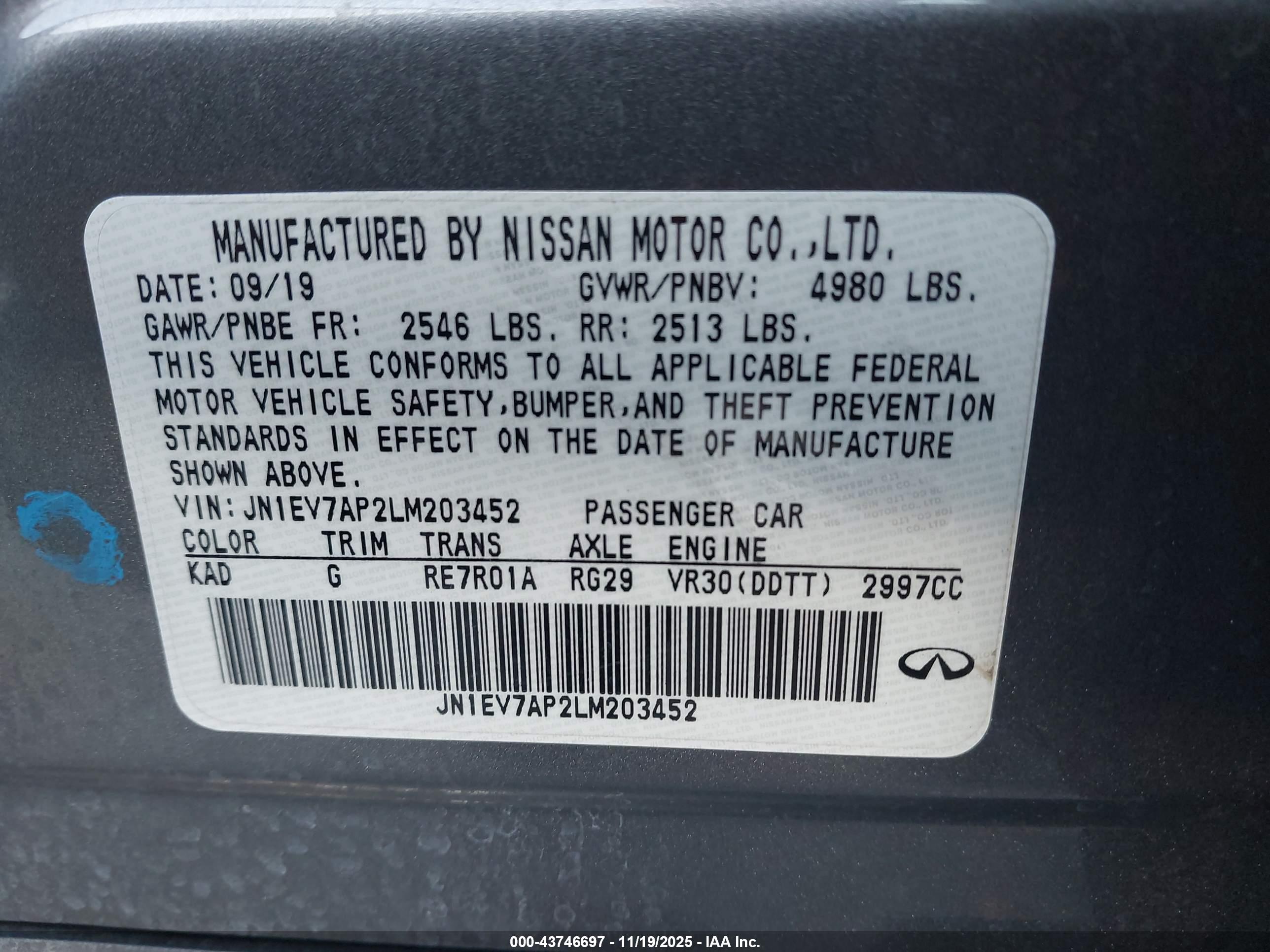 INFINITI Q50 image 9