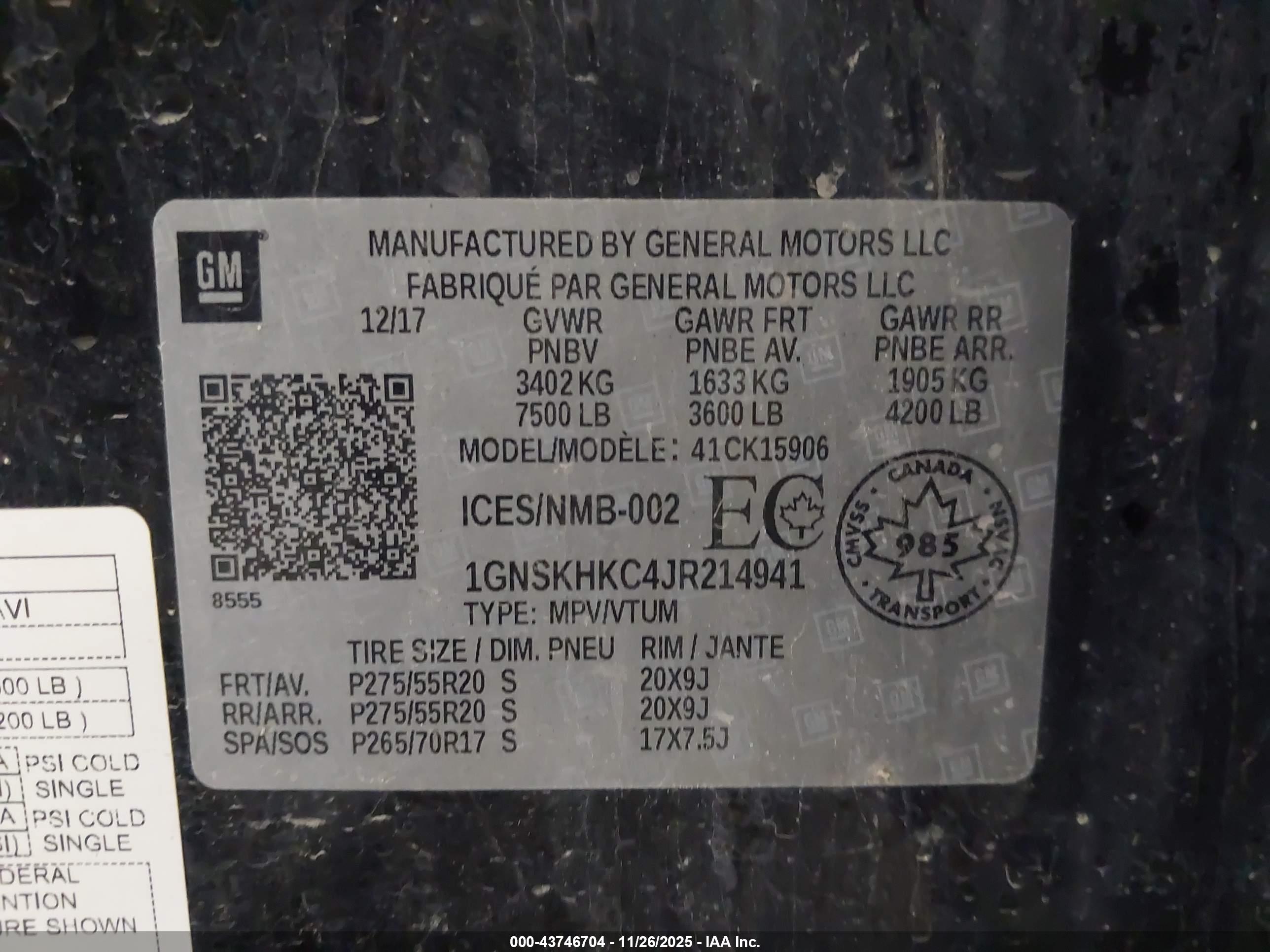 CHEVROLET SUBURBAN image 9