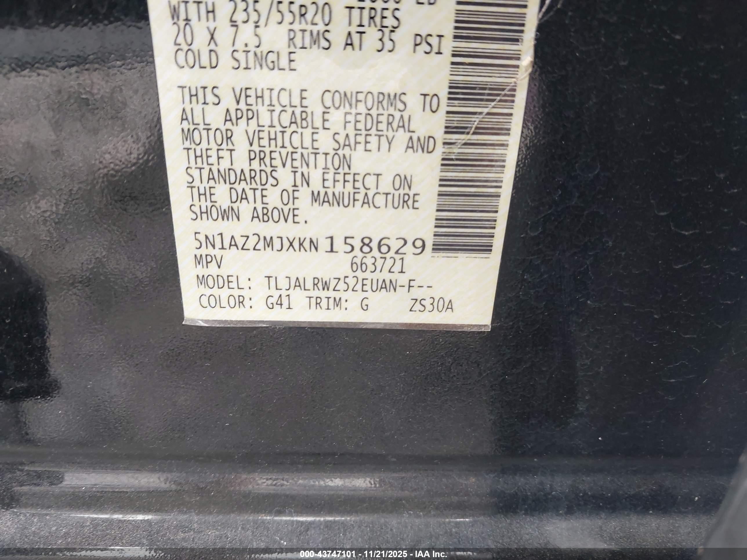 NISSAN MURANO image 9