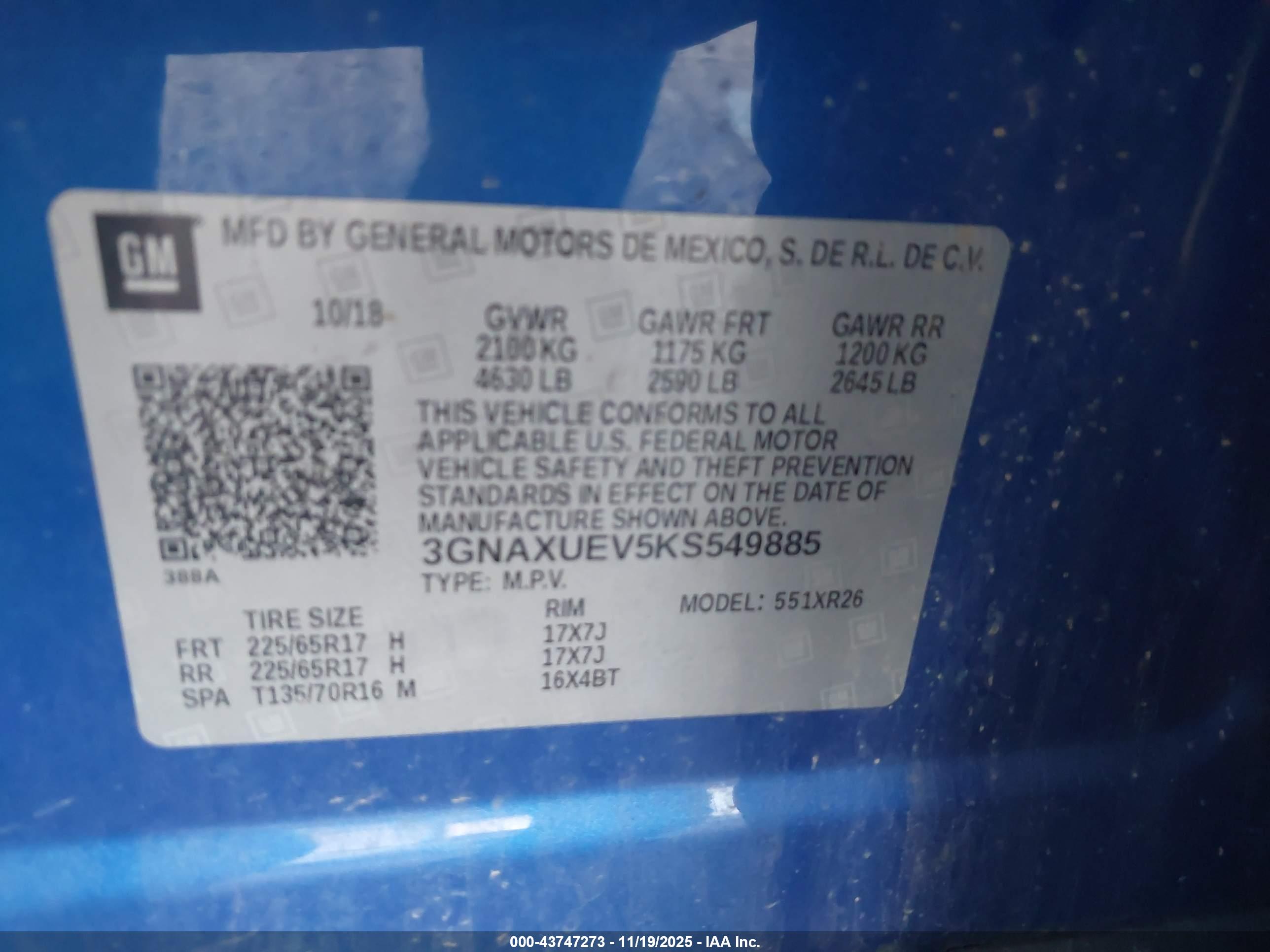 CHEVROLET EQUINOX image 9