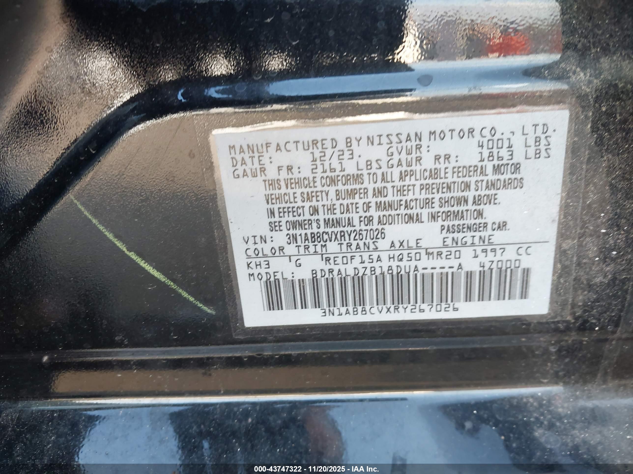 NISSAN SENTRA image 9