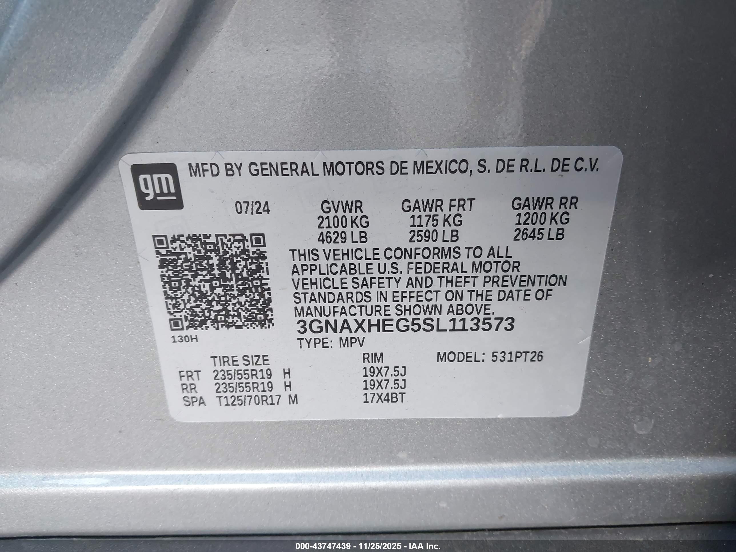 CHEVROLET EQUINOX image 9
