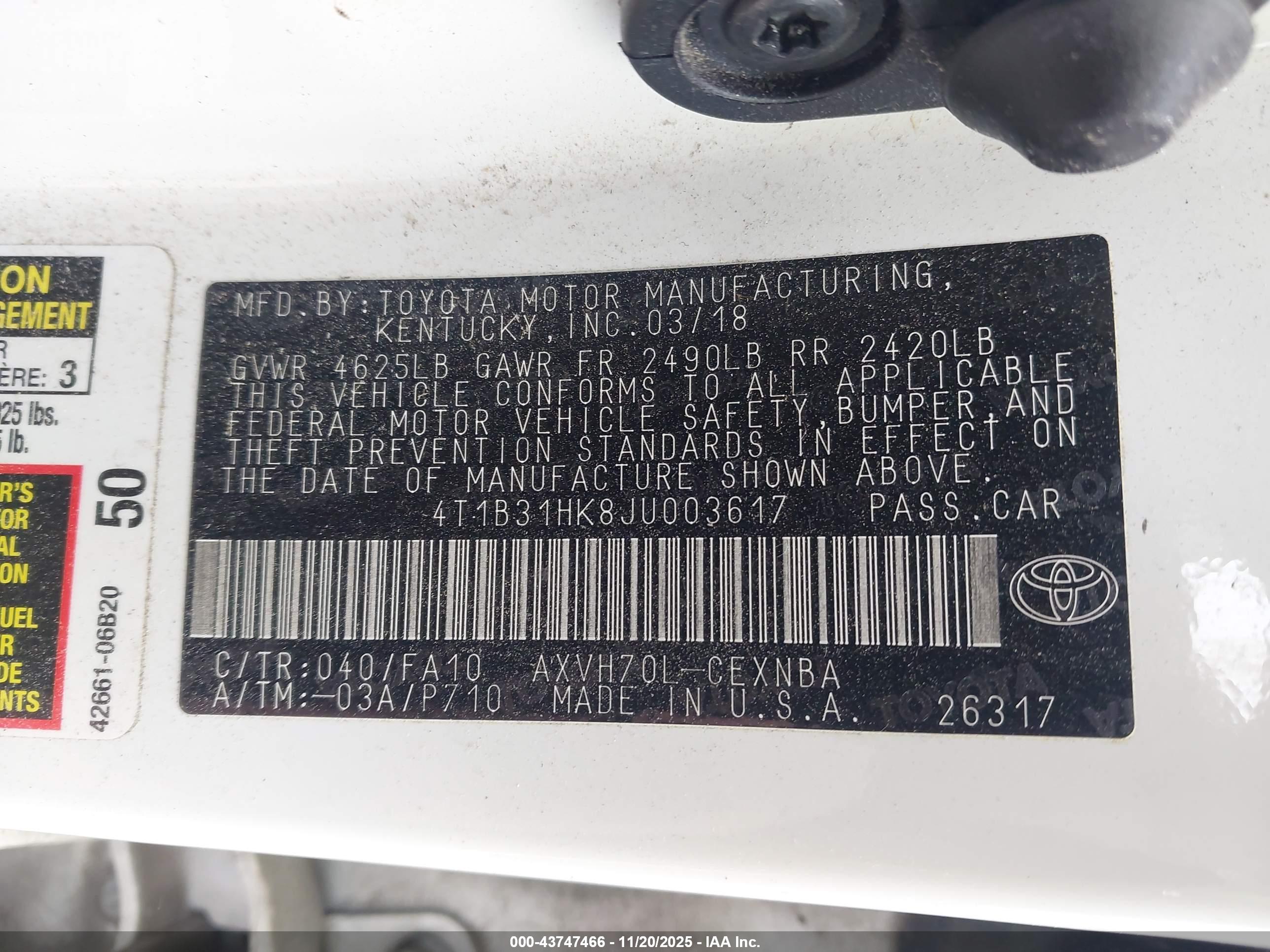 TOYOTA CAMRY image 9