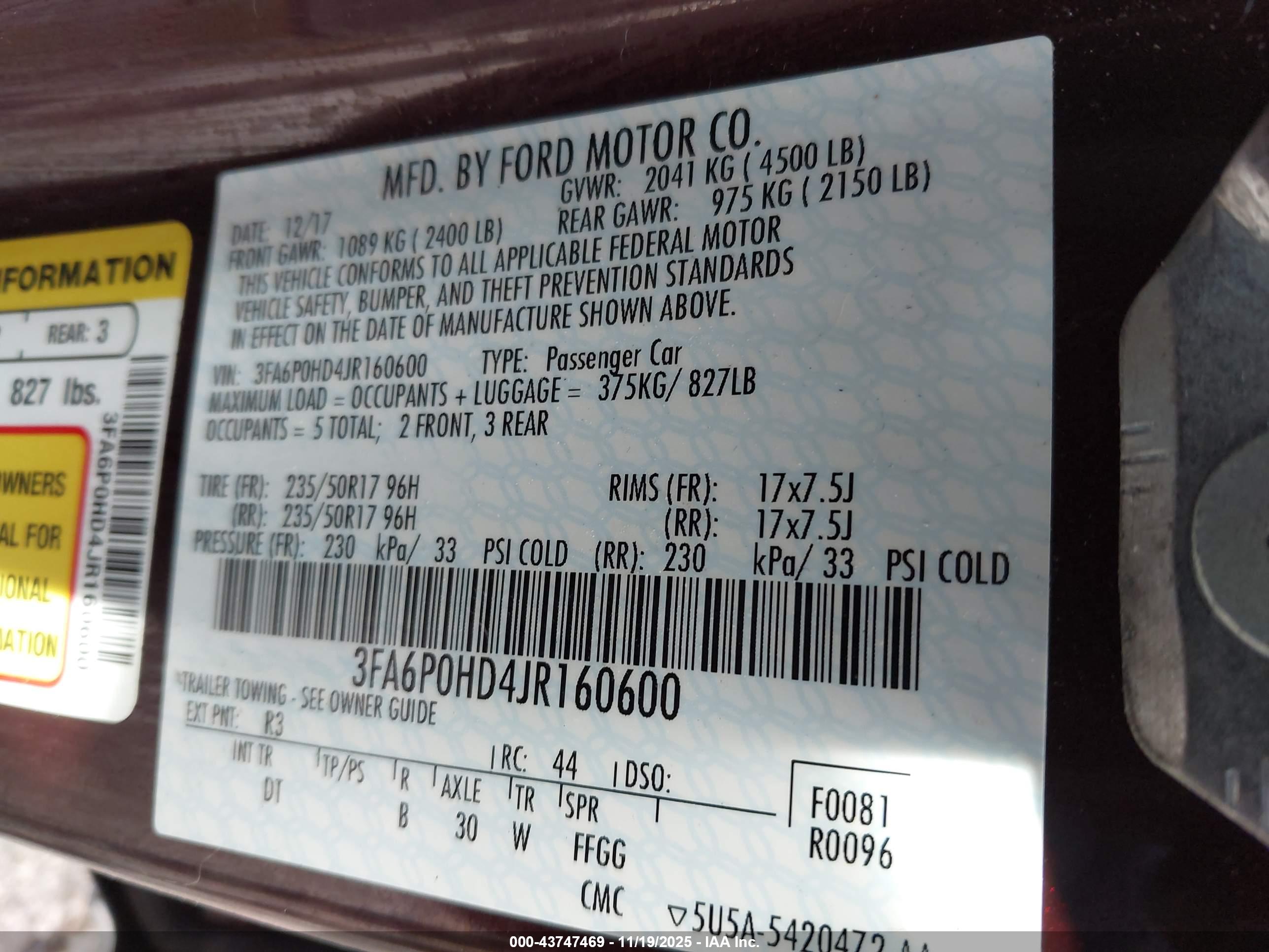 FORD FUSION image 9