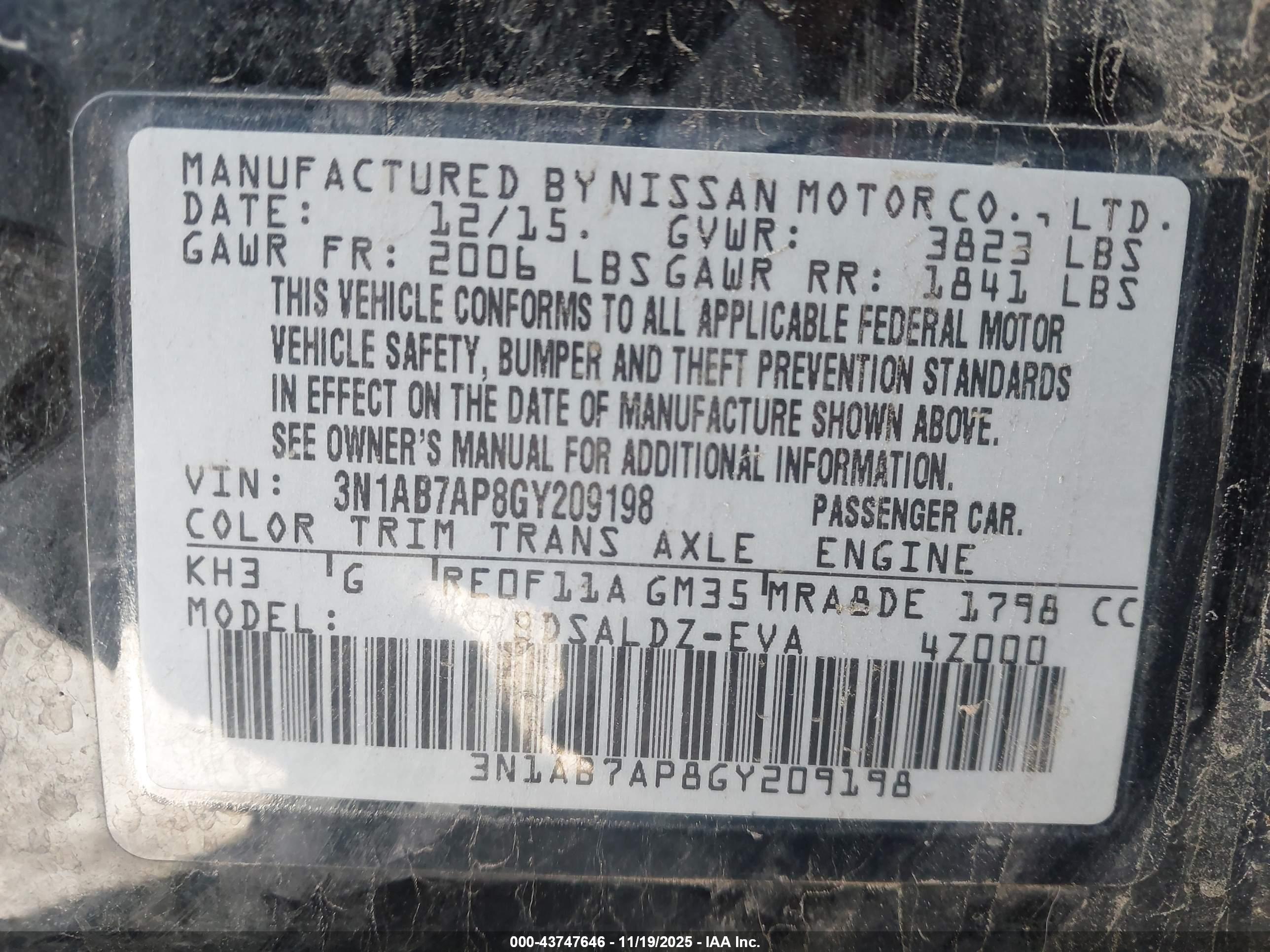 NISSAN SENTRA image 9