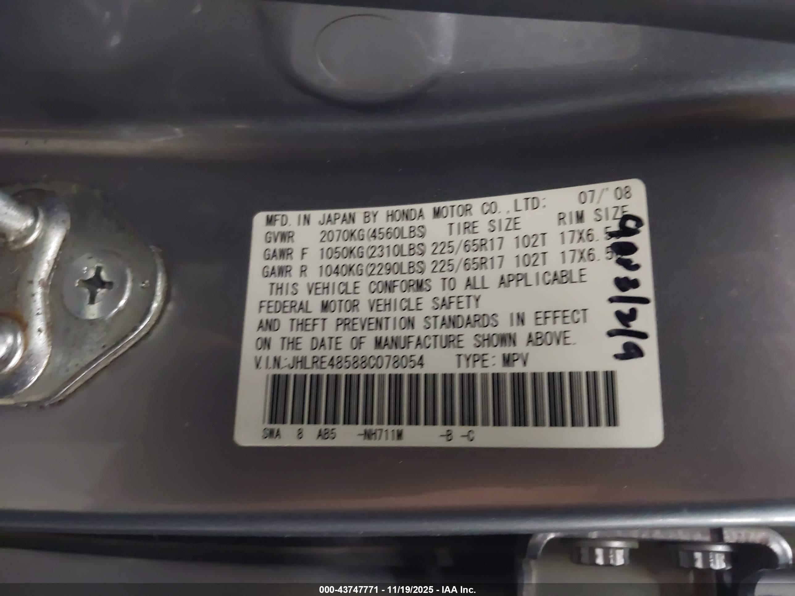 HONDA CR-V image 9