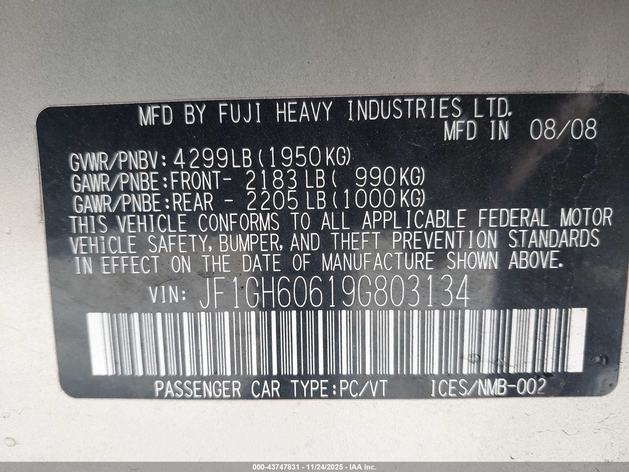 SUBARU IMPREZA image 9