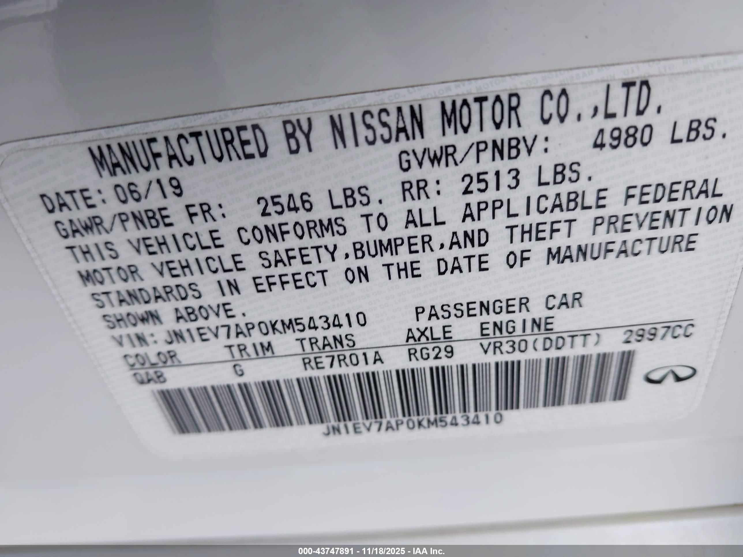 INFINITI Q50 image 9