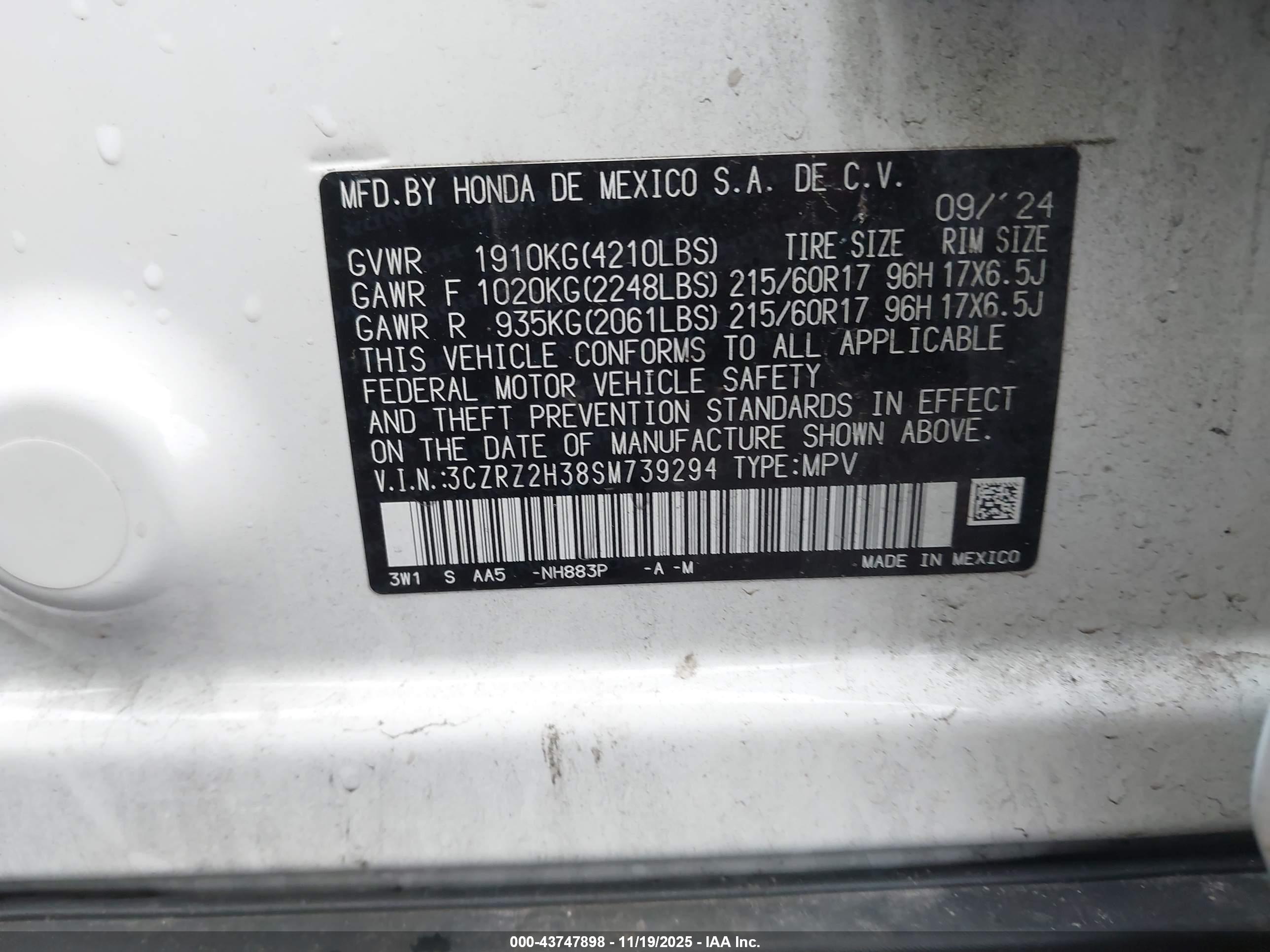 HONDA HR-V image 9