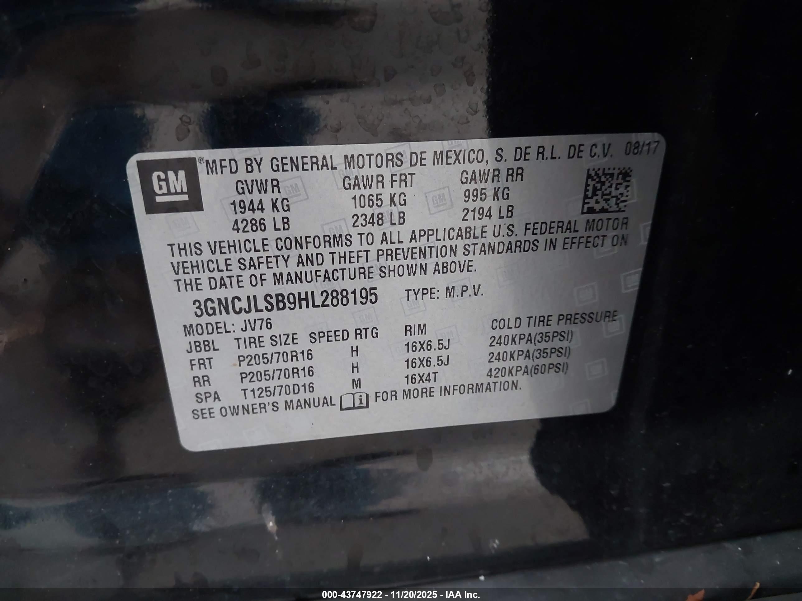 CHEVROLET TRAX image 9