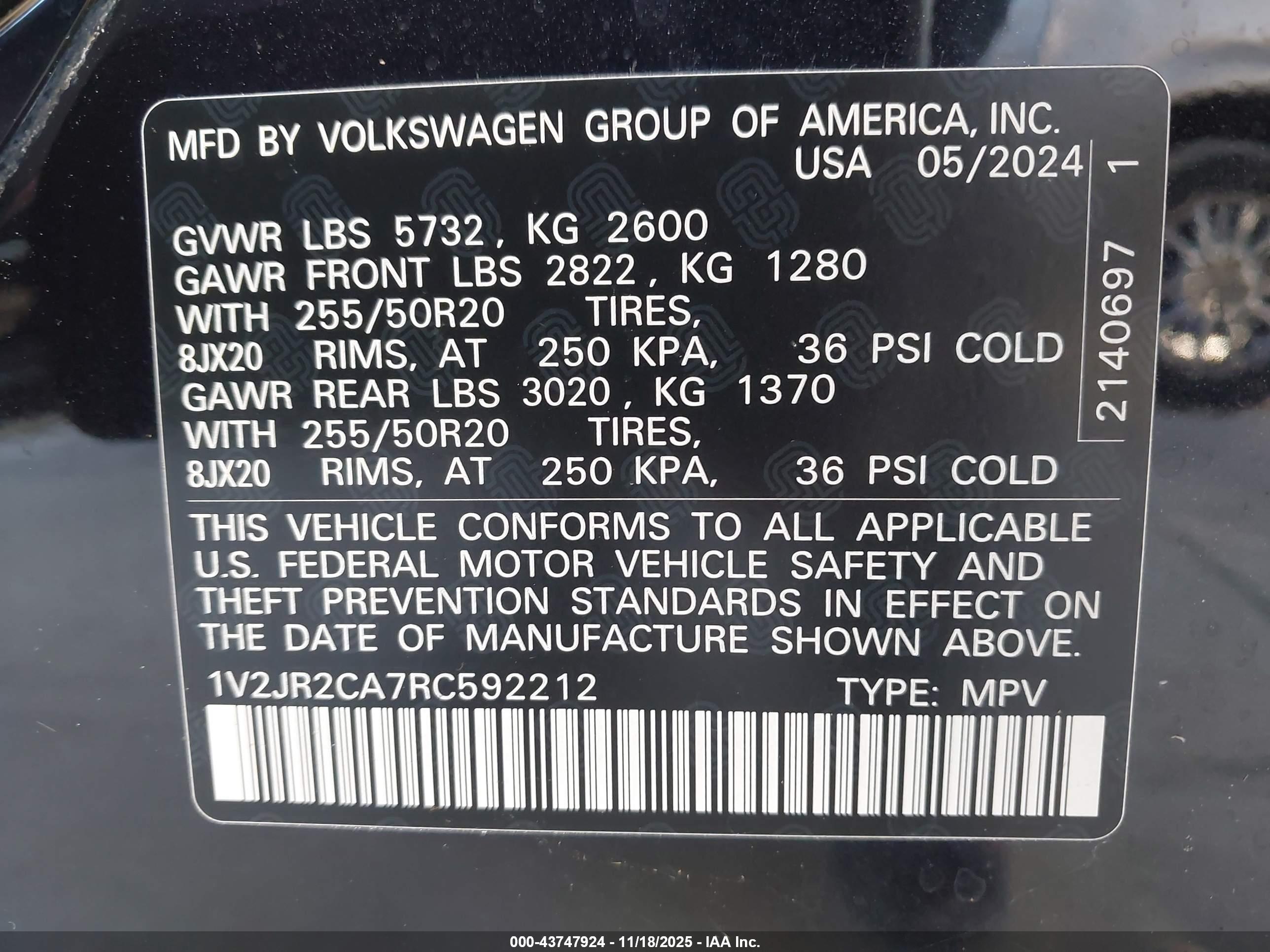 VOLKSWAGEN ATLAS image 9