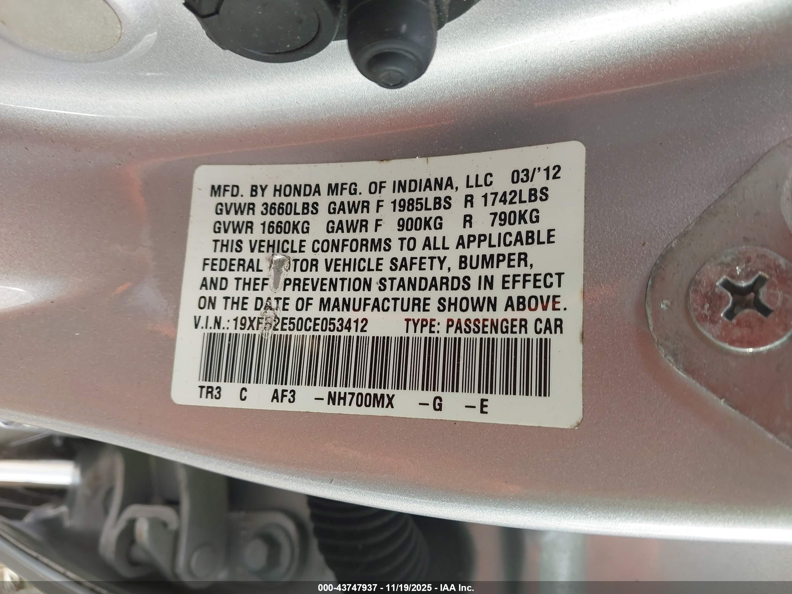 HONDA CIVIC image 9