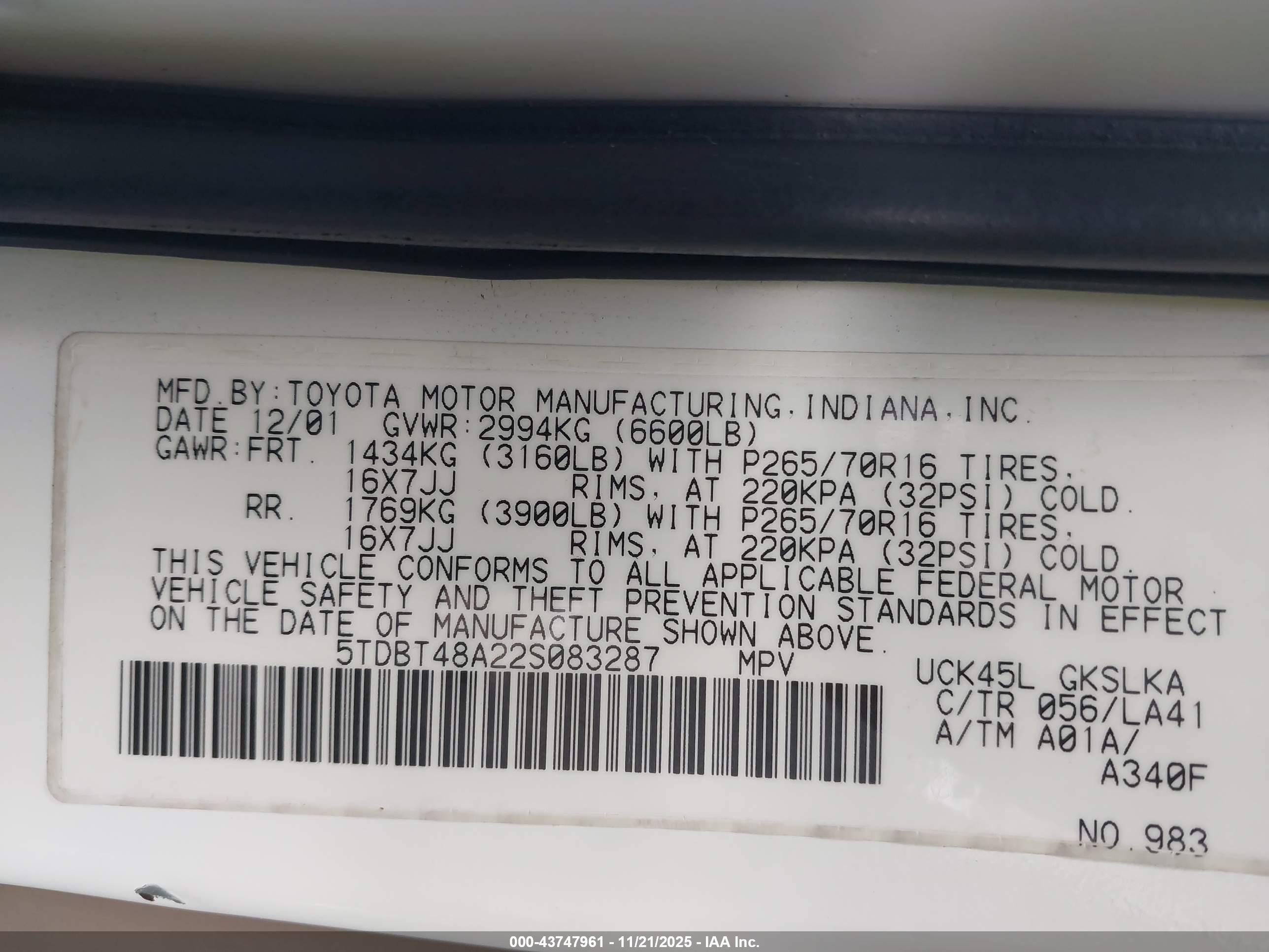 TOYOTA SEQUOIA image 9