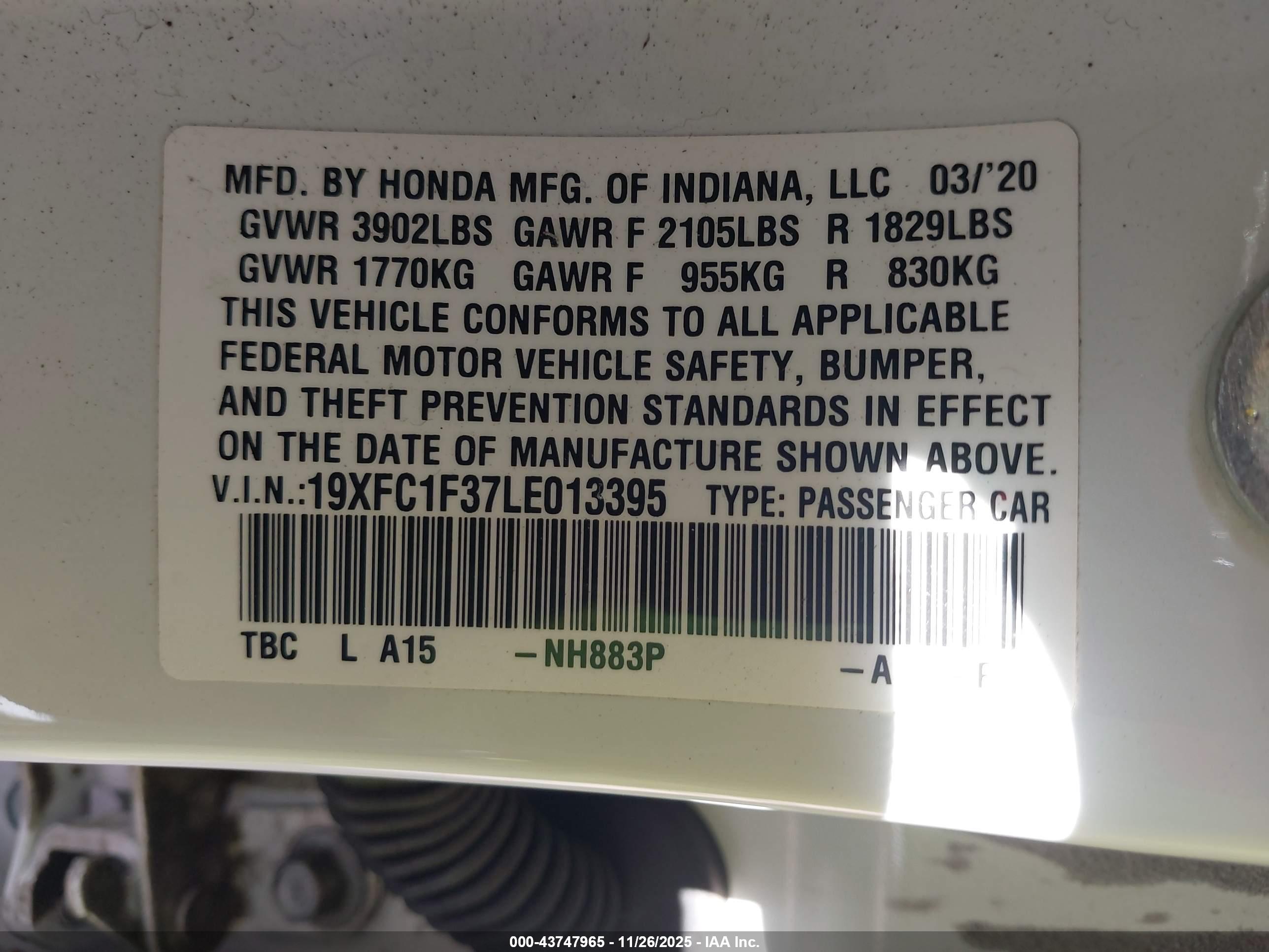 HONDA CIVIC image 9