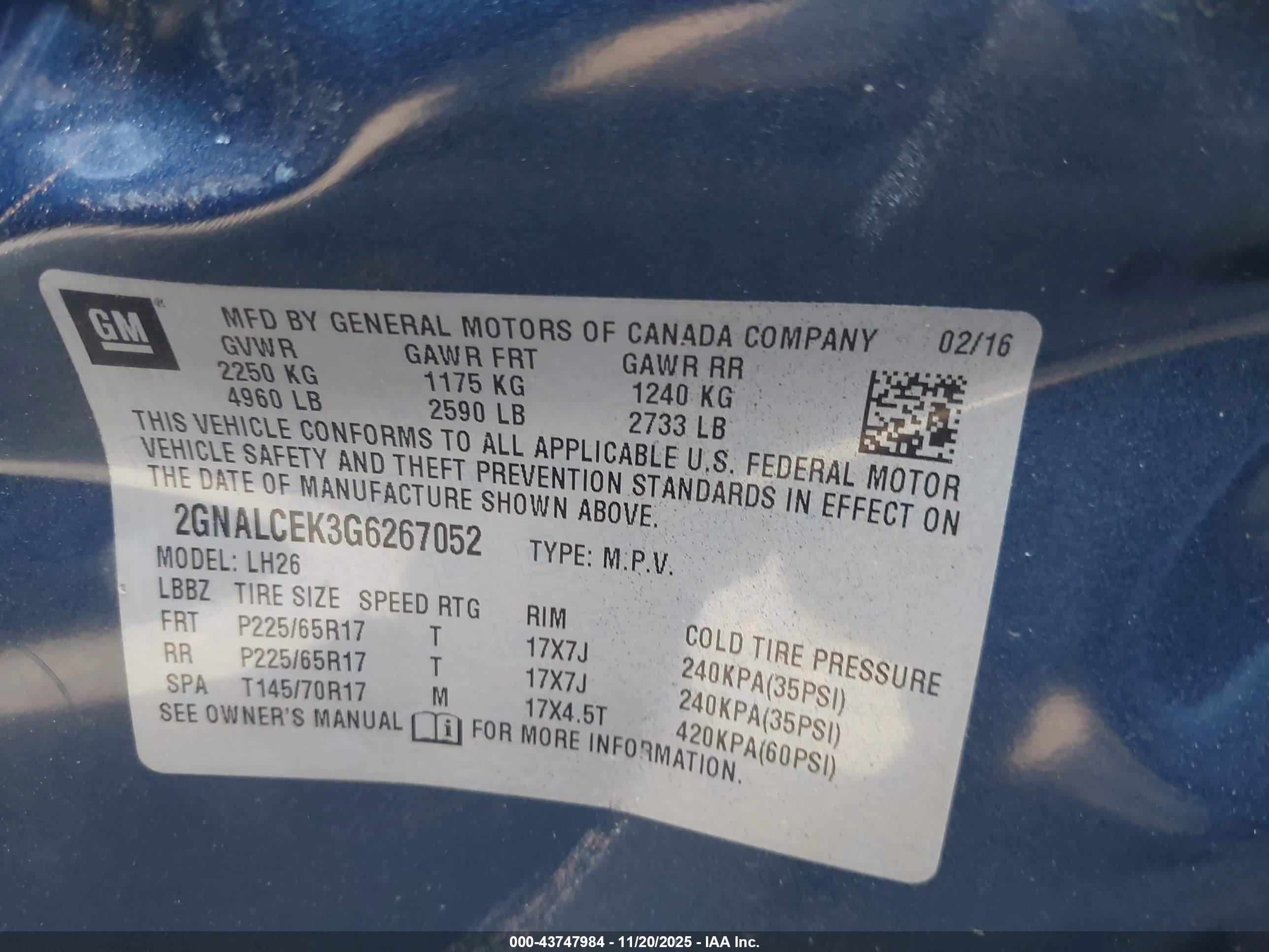 CHEVROLET EQUINOX image 9