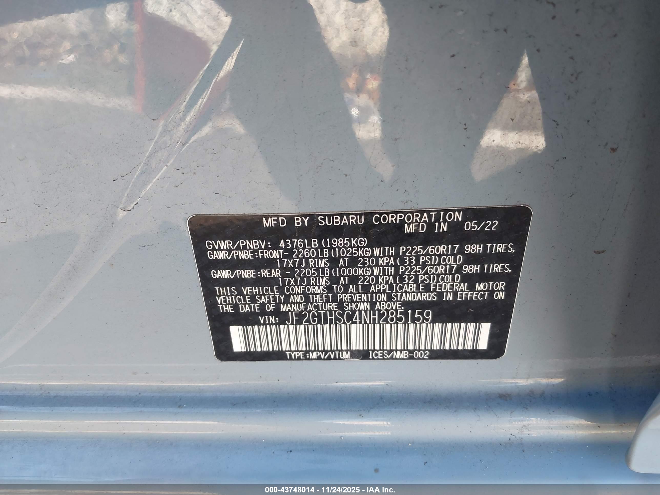 SUBARU CROSSTREK image 9