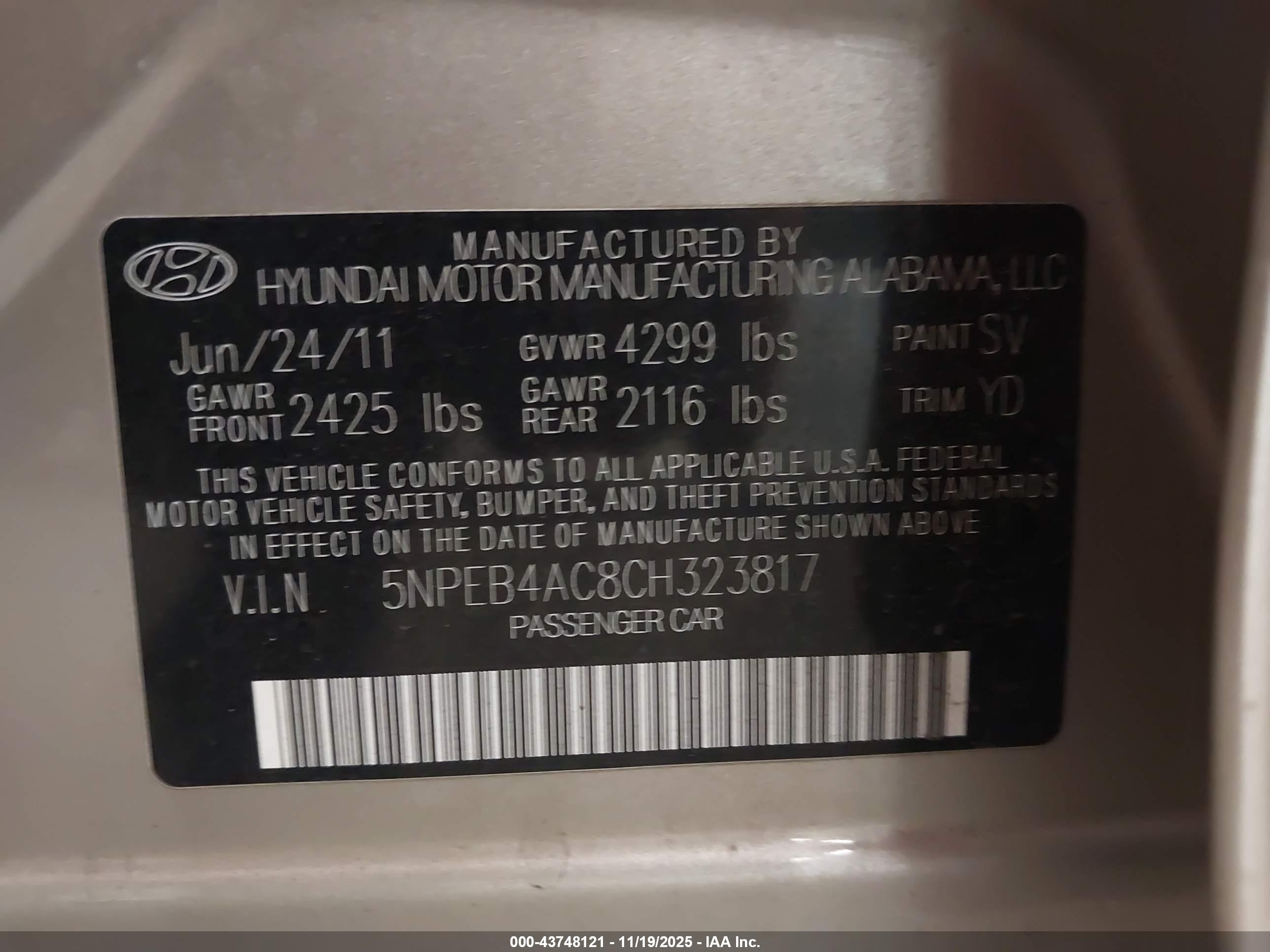 HYUNDAI SONATA image 9