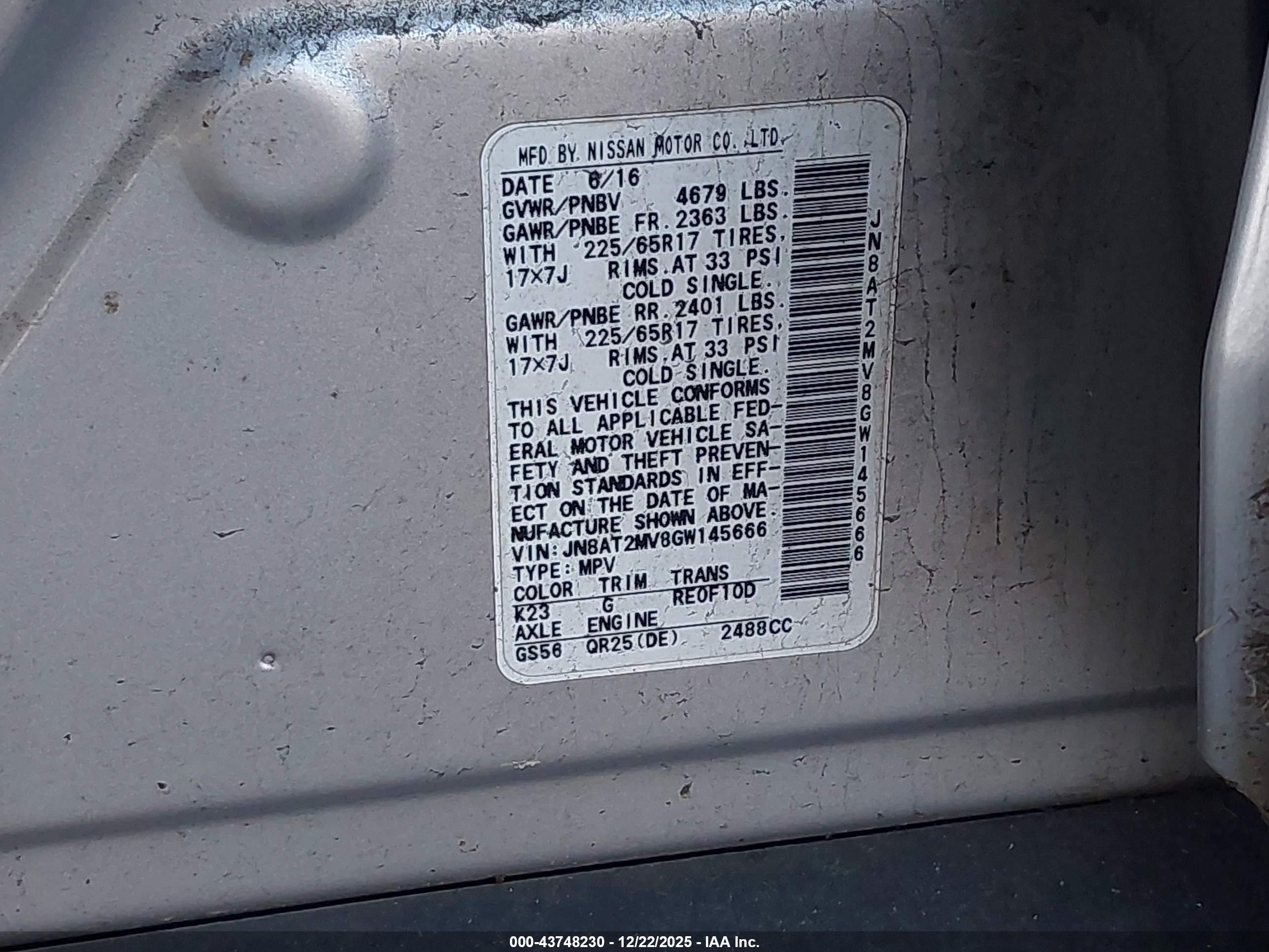 NISSAN ROGUE image 9