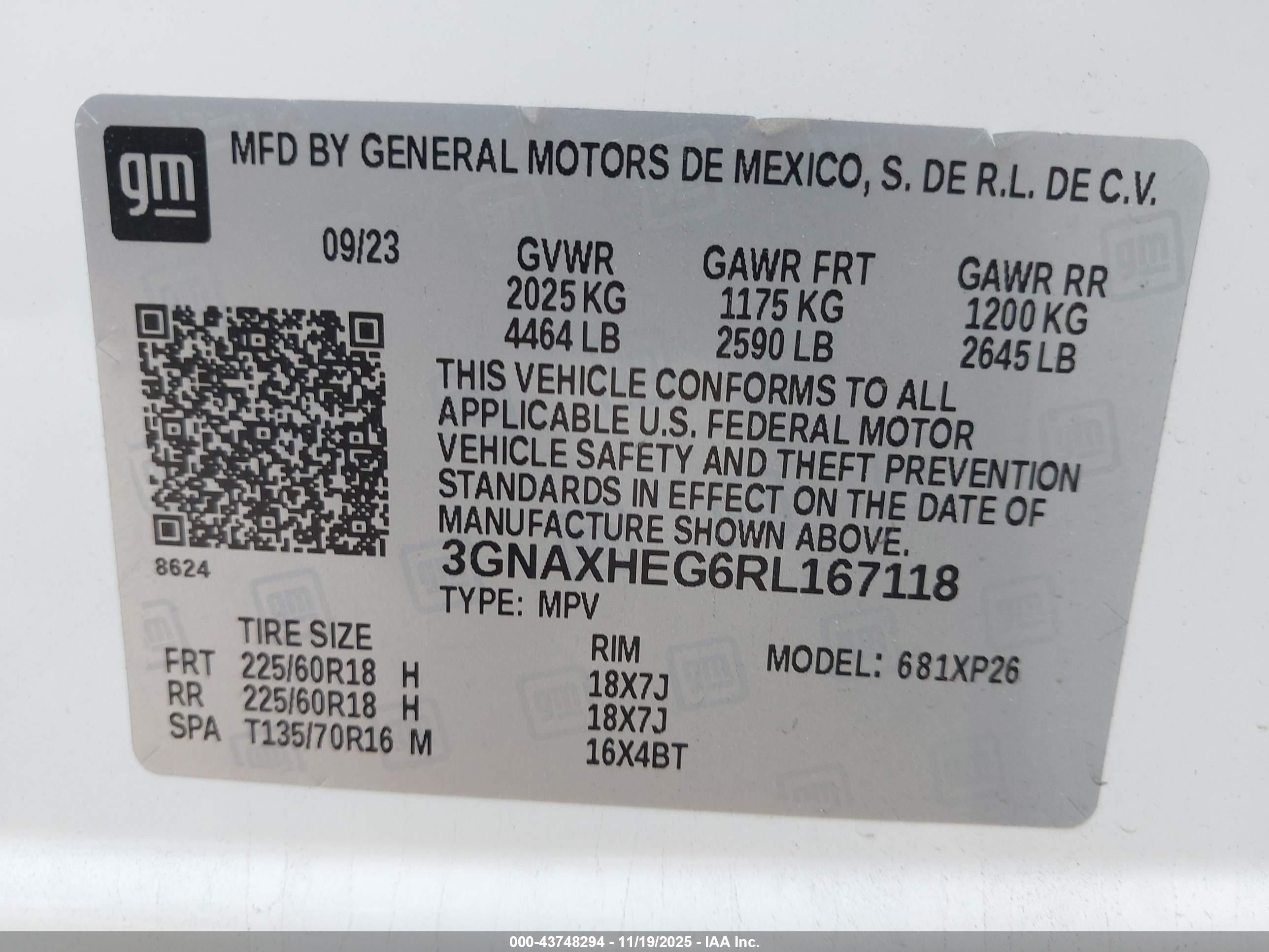 CHEVROLET EQUINOX image 9