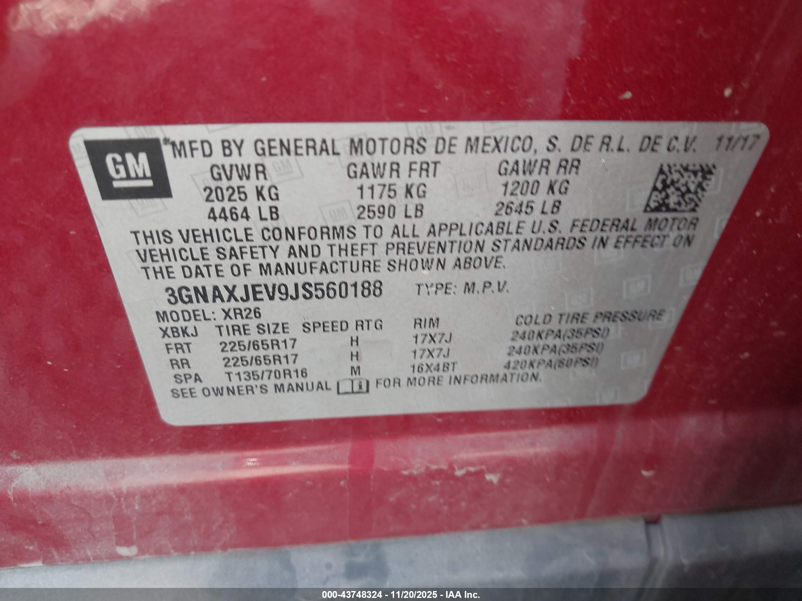 CHEVROLET EQUINOX image 9