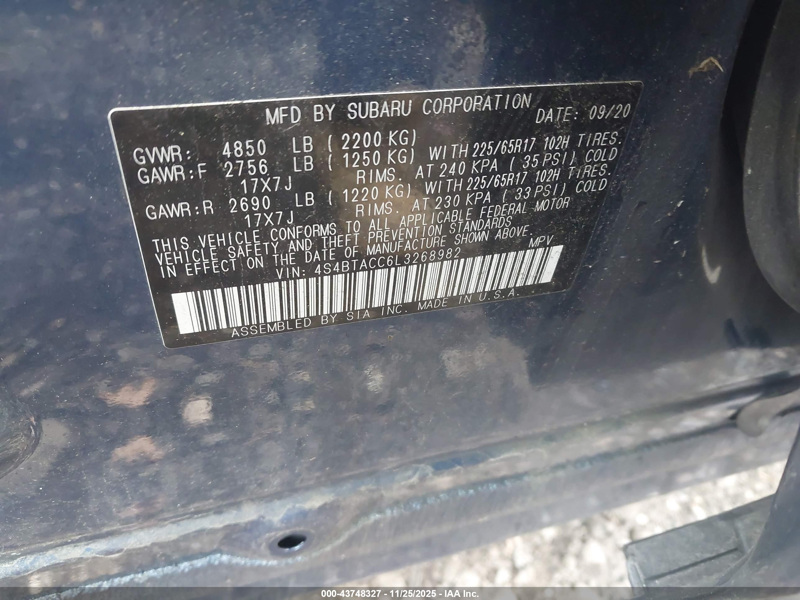 SUBARU OUTBACK image 9