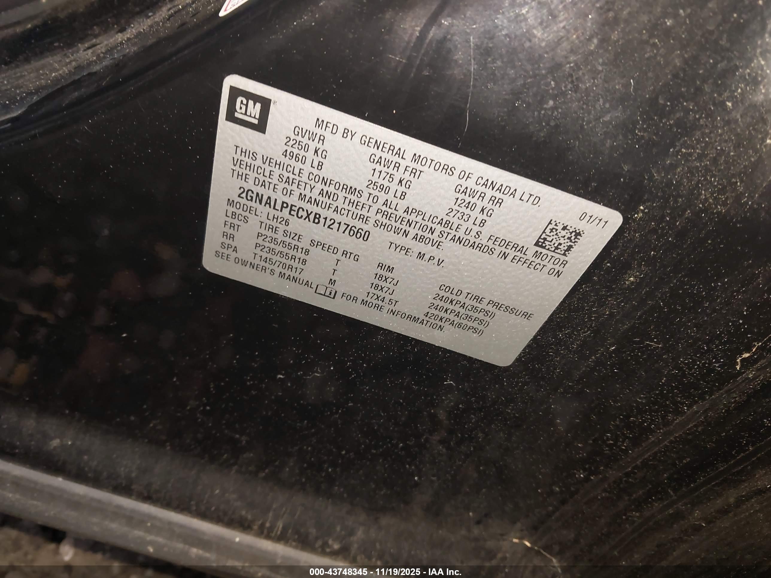 CHEVROLET EQUINOX image 9