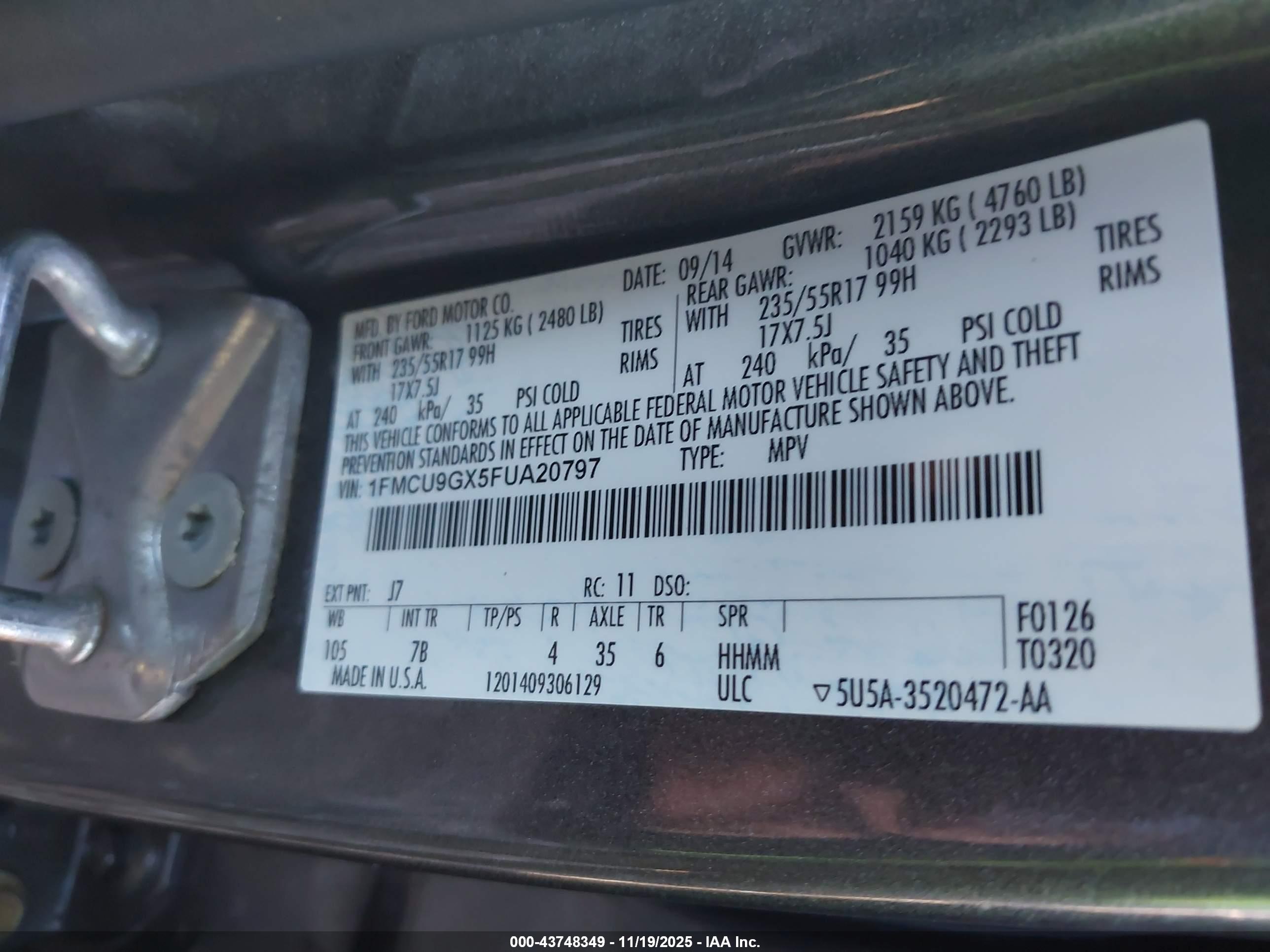 FORD ESCAPE image 9