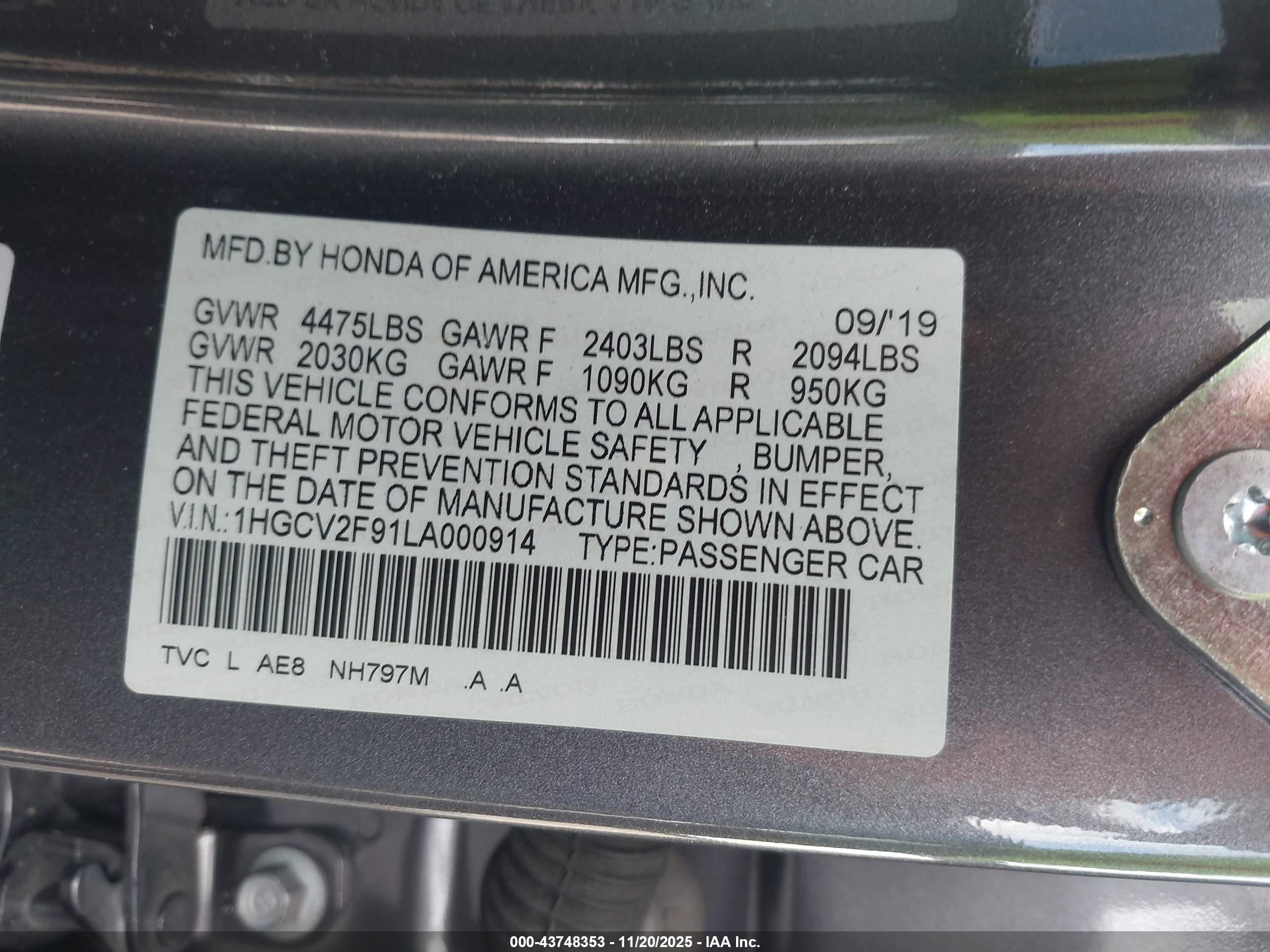 HONDA ACCORD image 9