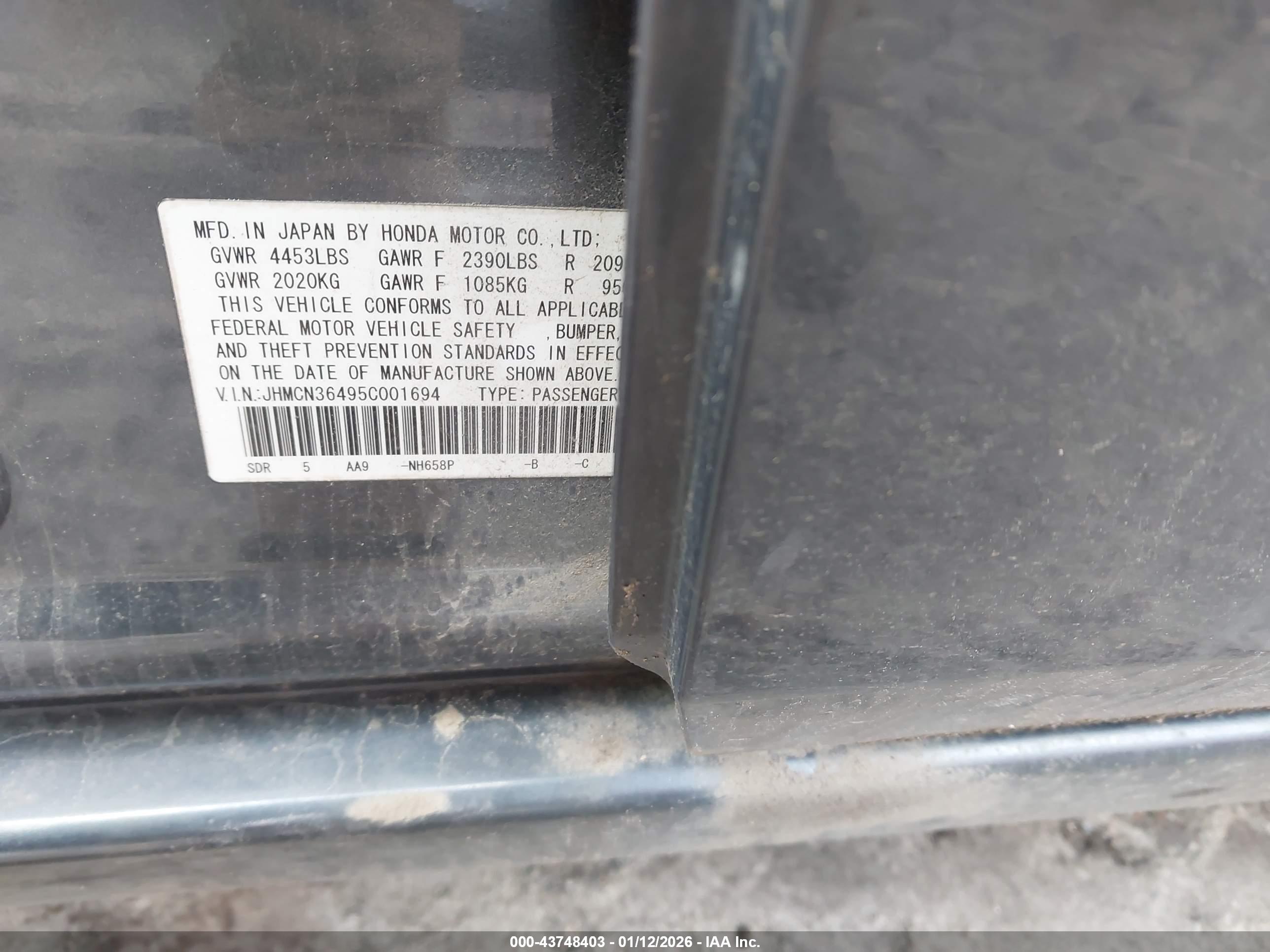 HONDA ACCORD image 9