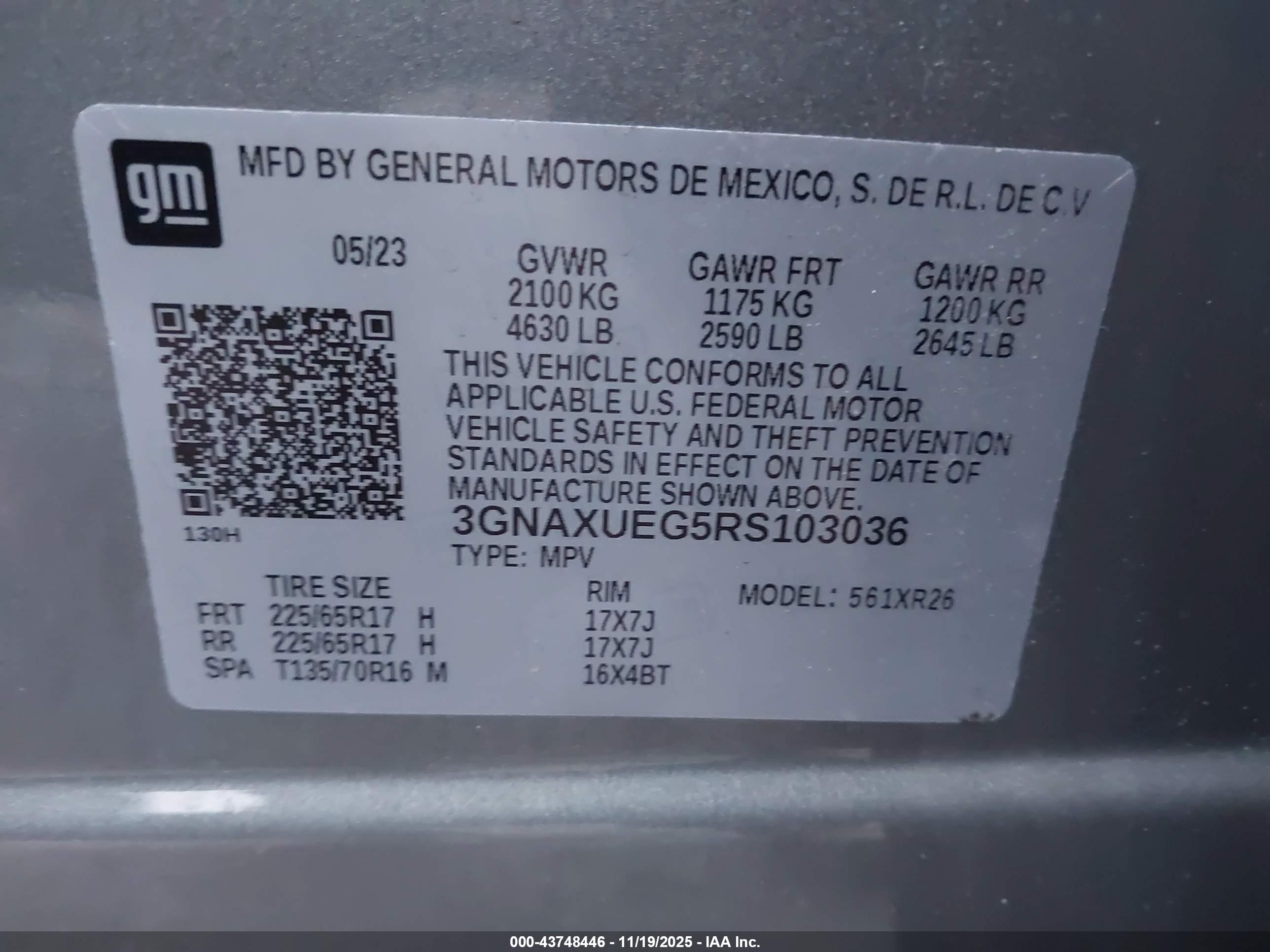 CHEVROLET EQUINOX image 9