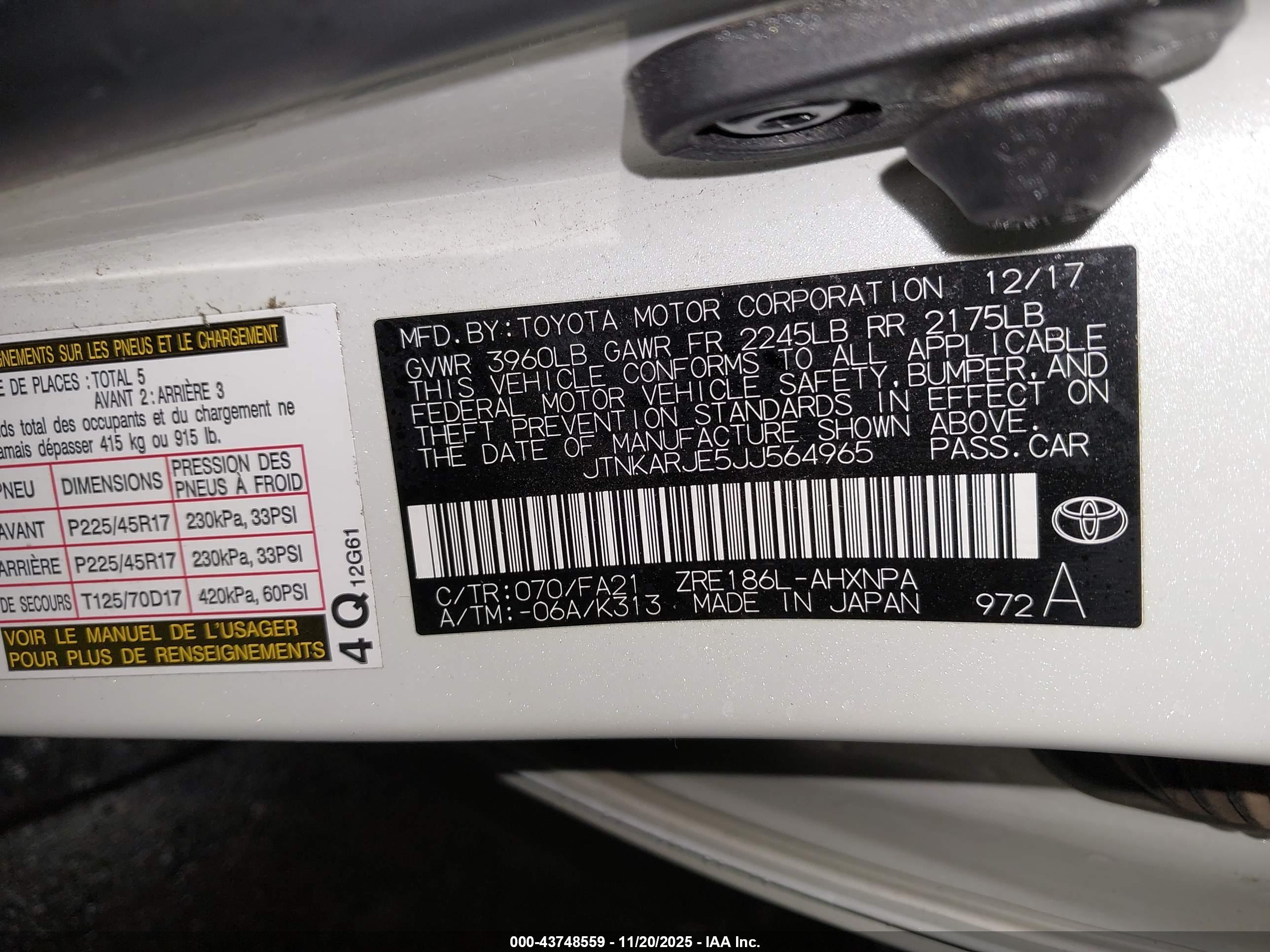 TOYOTA COROLLA image 9