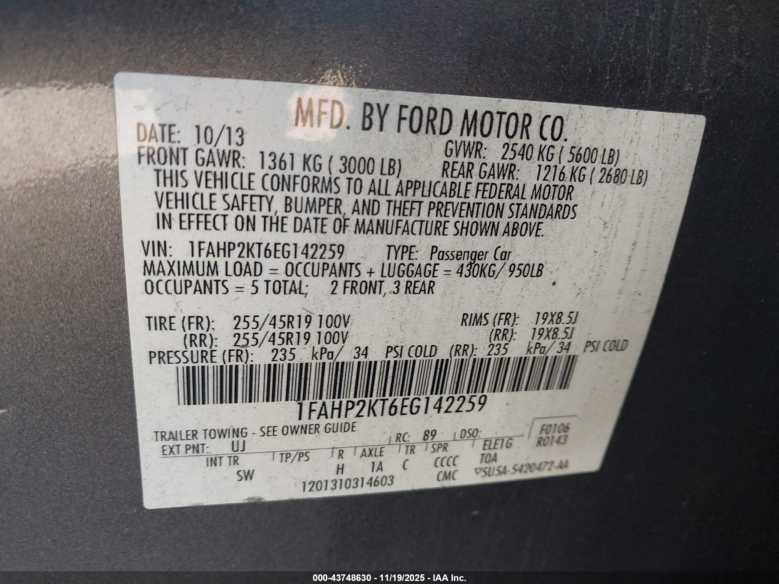 FORD TAURUS image 9