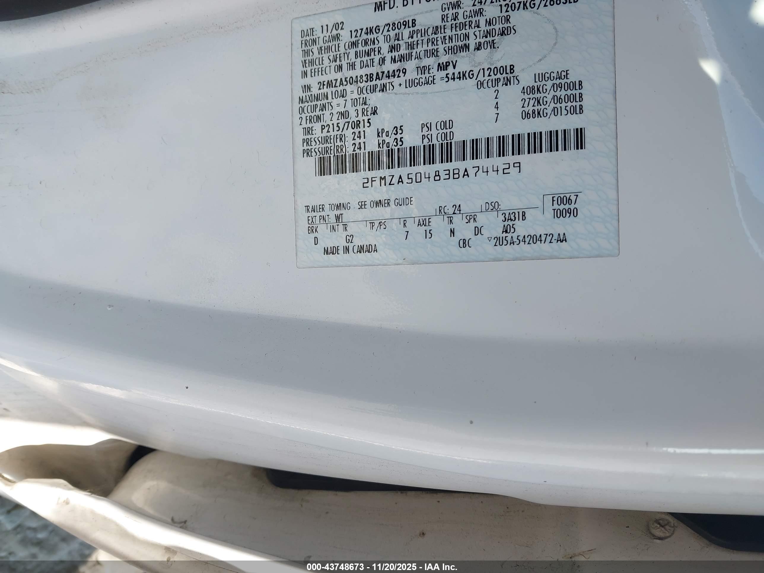FORD WINDSTAR image 9