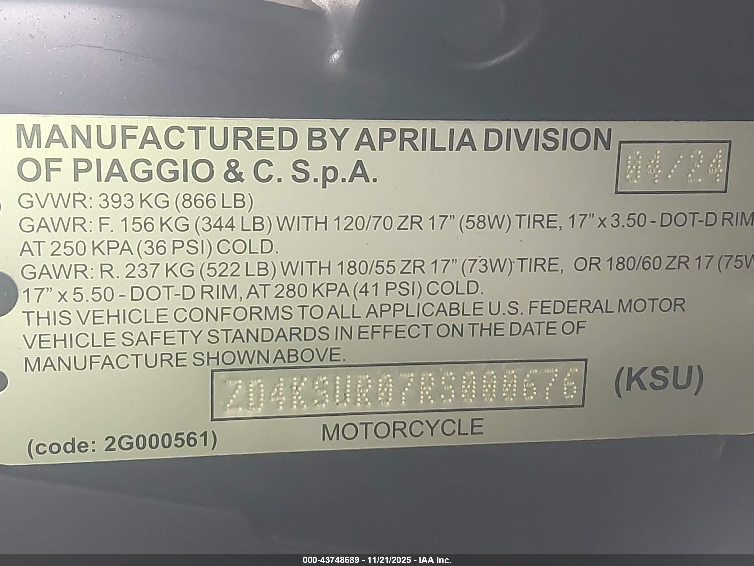 APRILIA RS image 10
