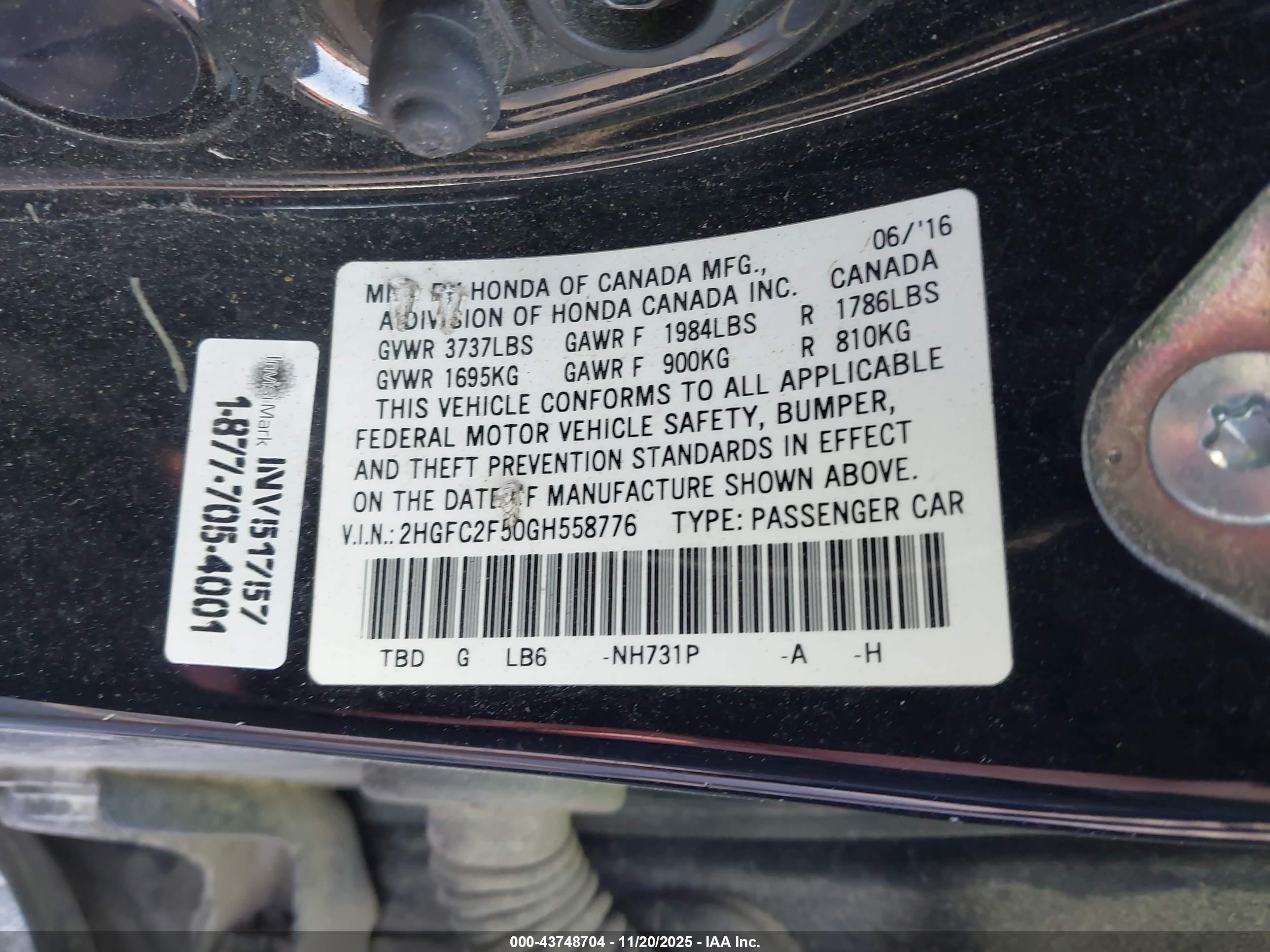HONDA CIVIC image 9