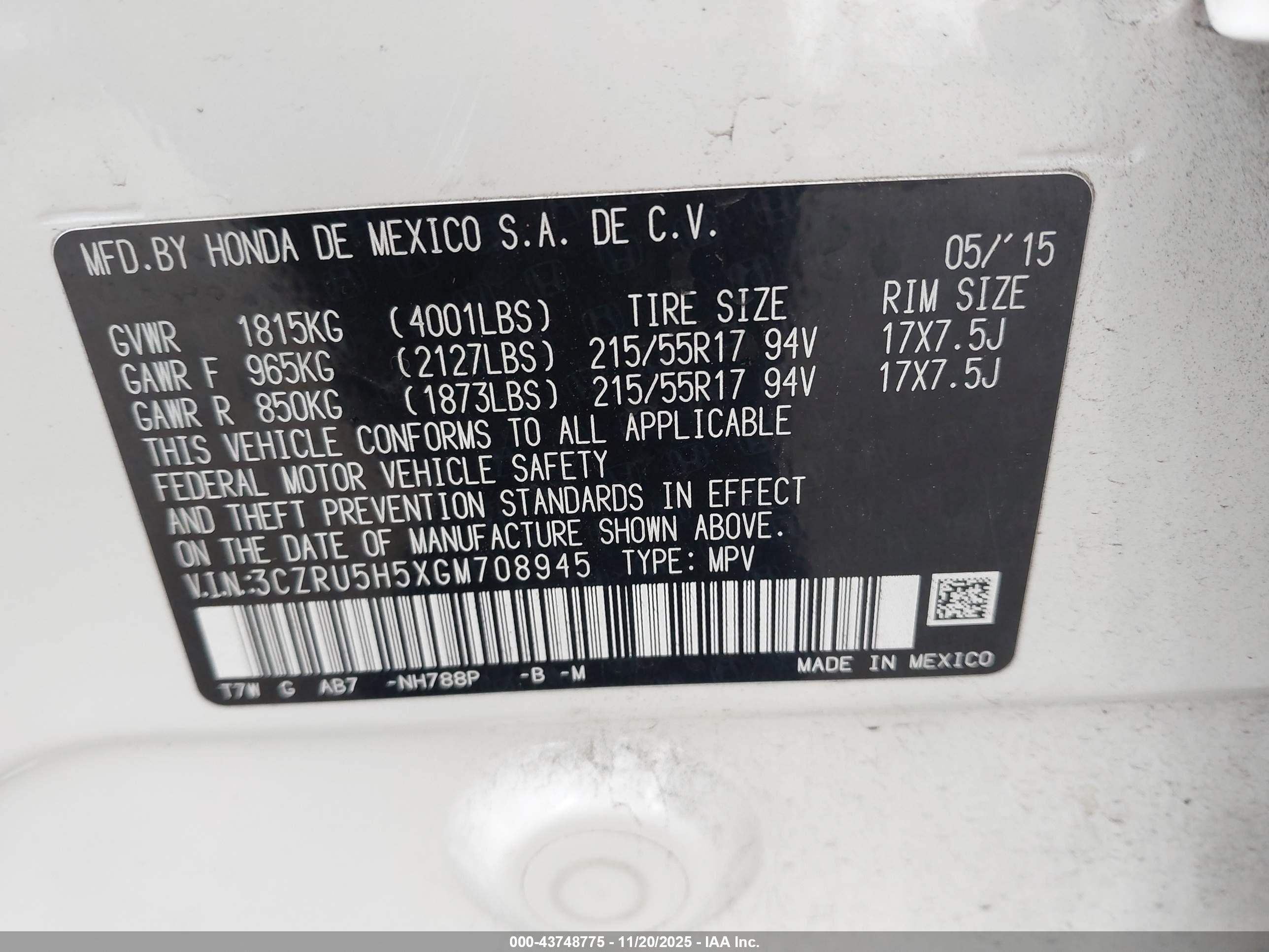 HONDA HR-V image 9