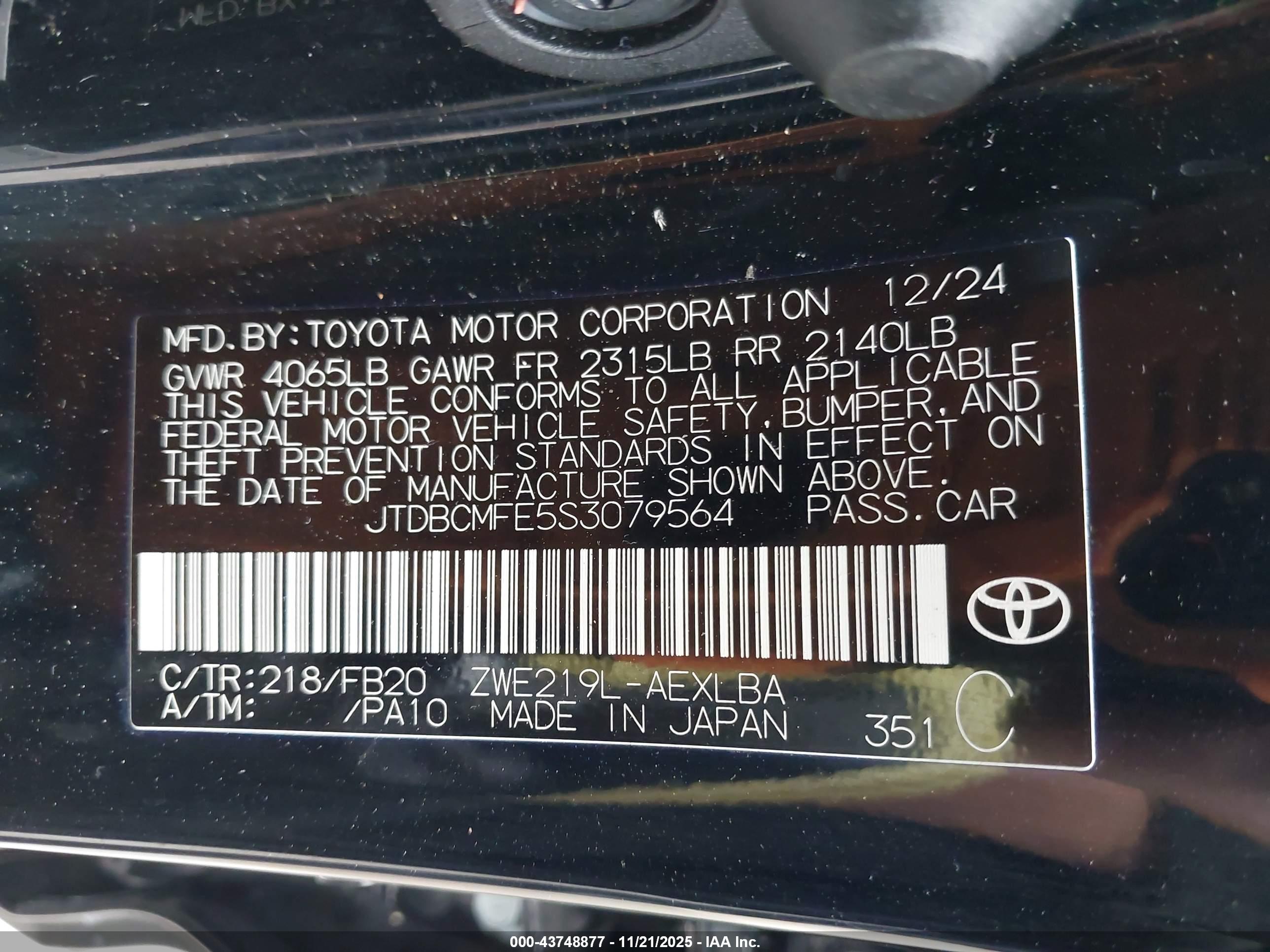 TOYOTA COROLLA image 9