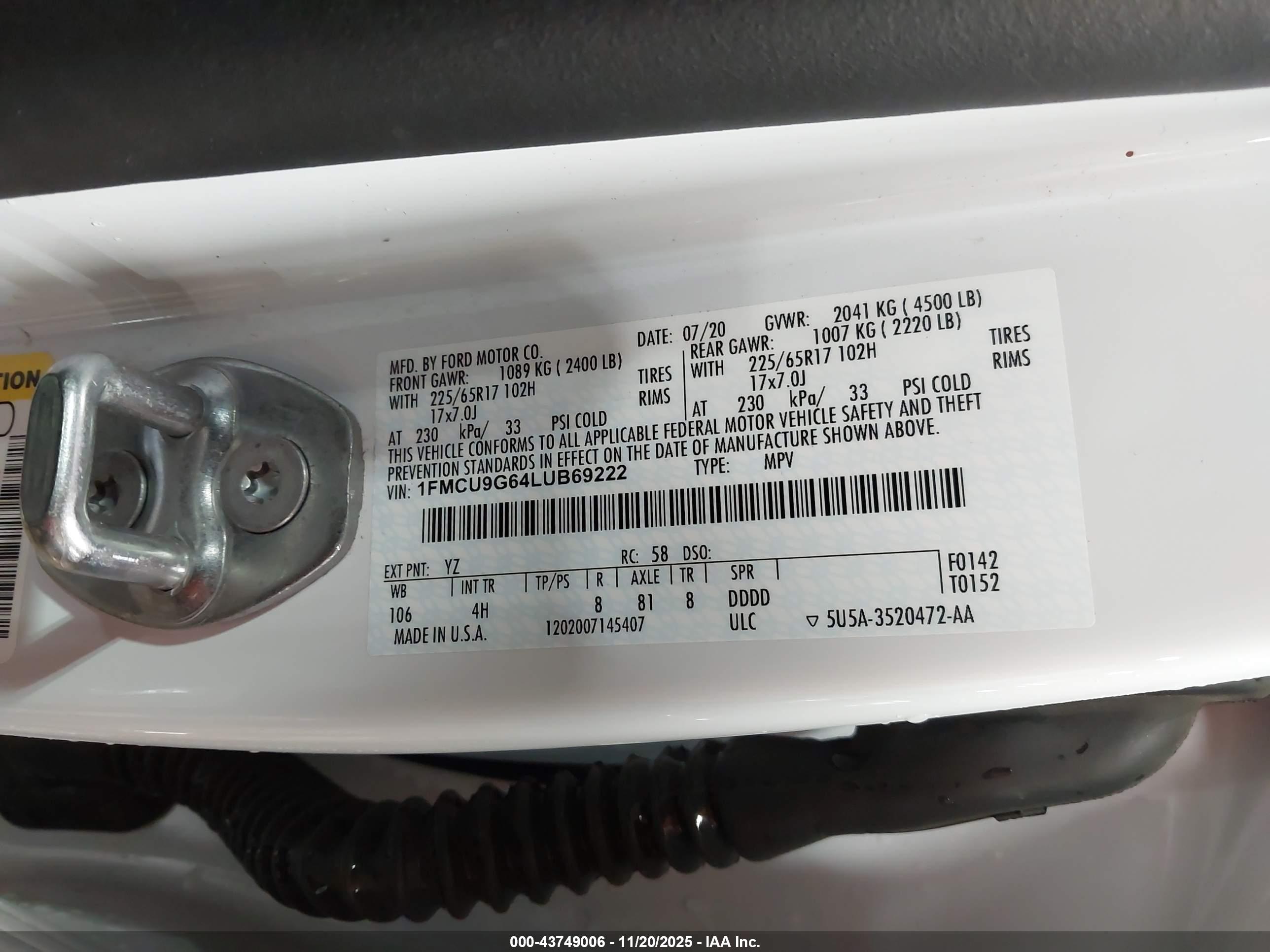 FORD ESCAPE image 9