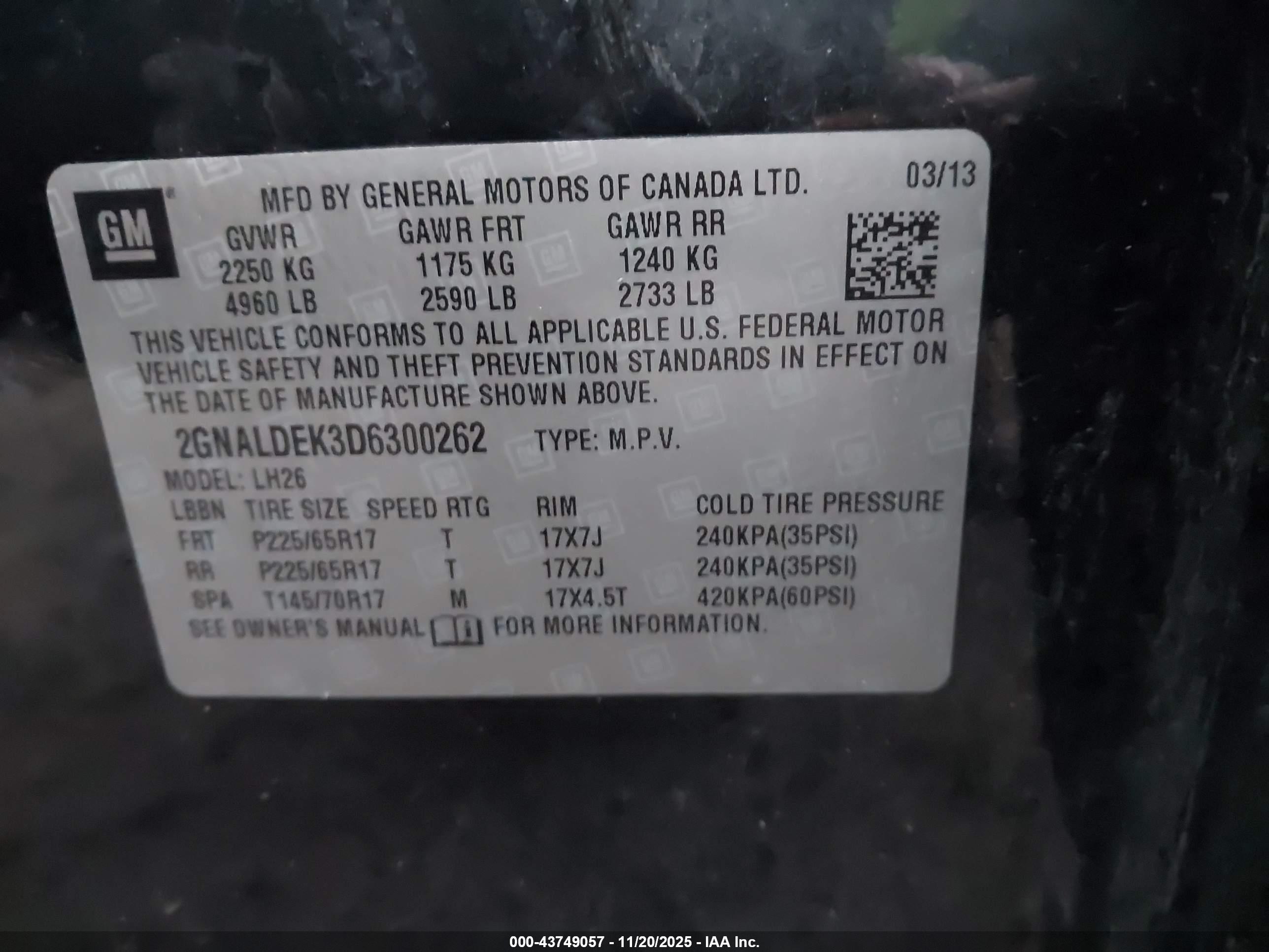 CHEVROLET EQUINOX image 9