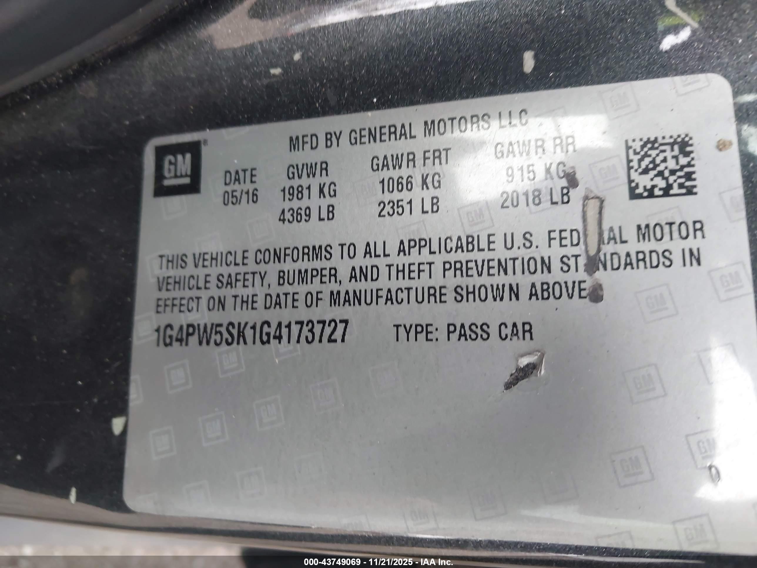 BUICK VERANO image 9