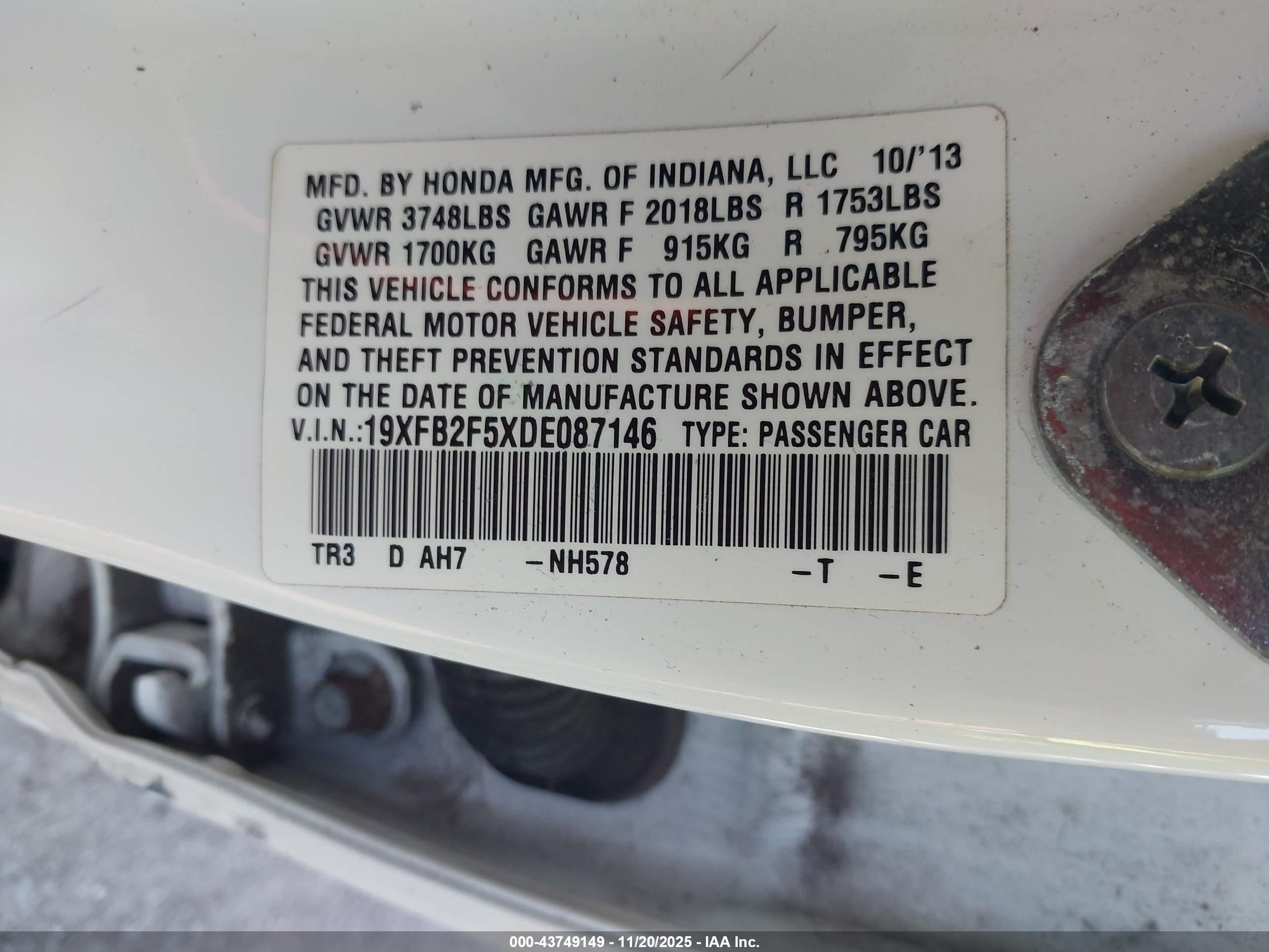 HONDA CIVIC image 9