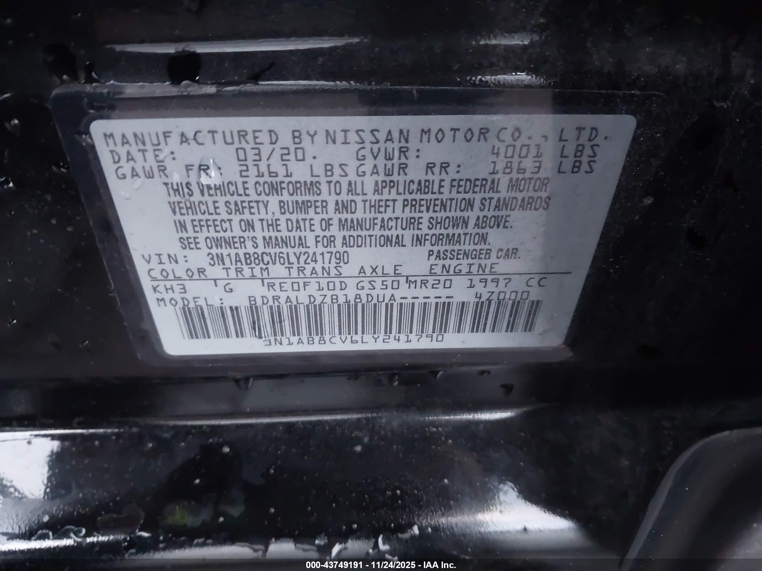 NISSAN SENTRA image 9