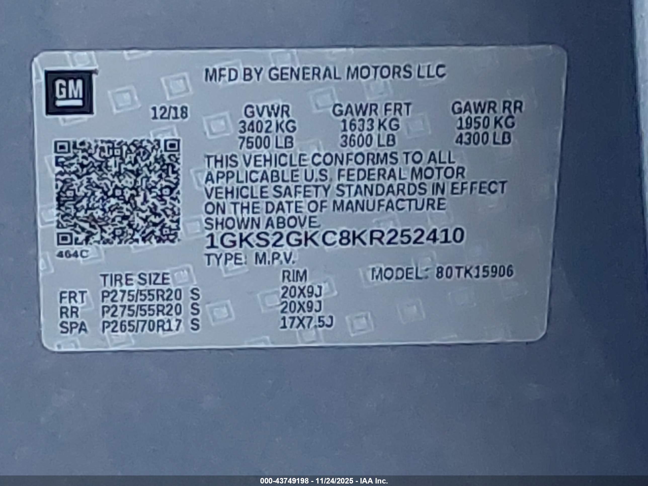 GMC YUKON image 9