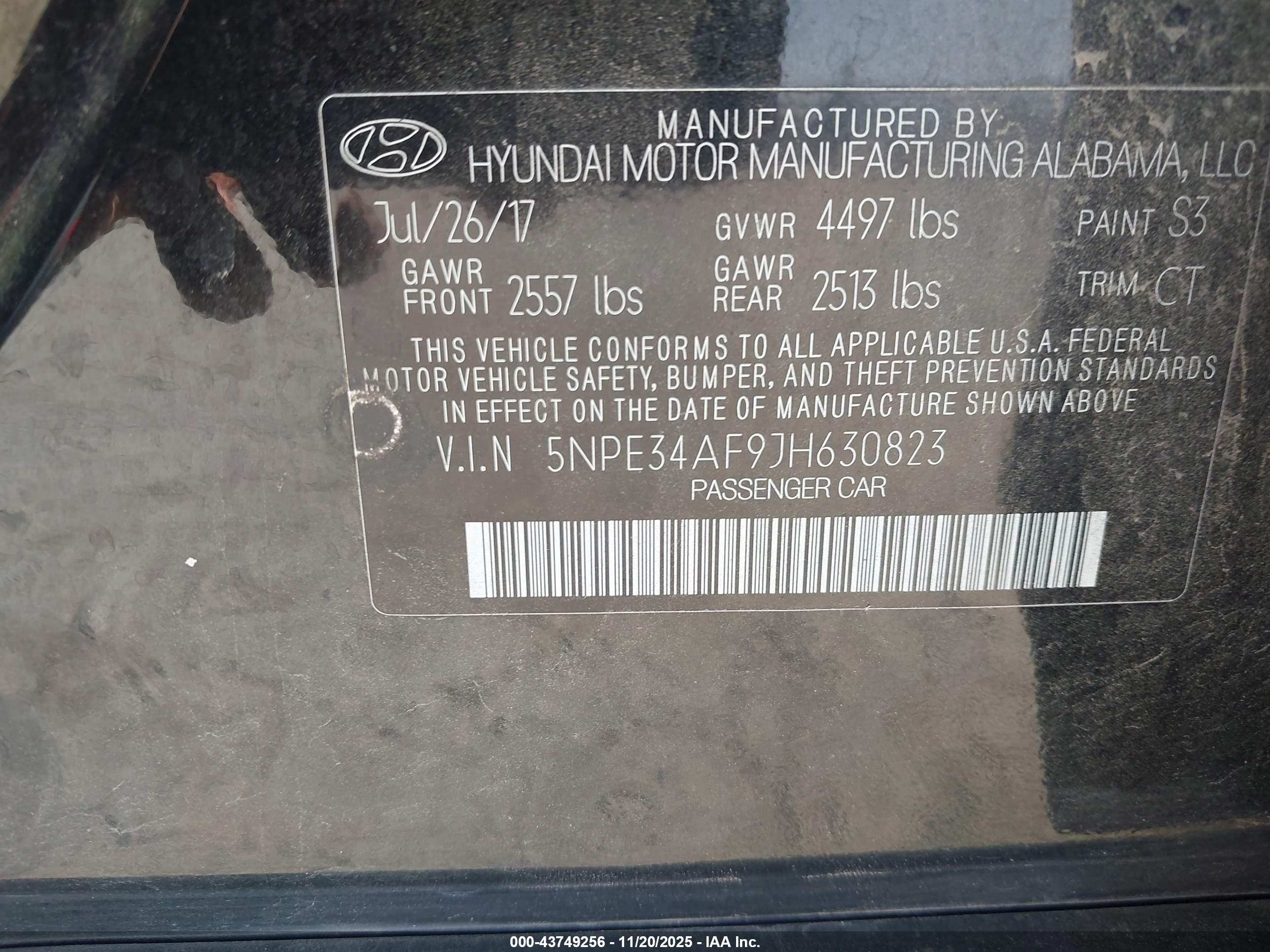 HYUNDAI SONATA image 9