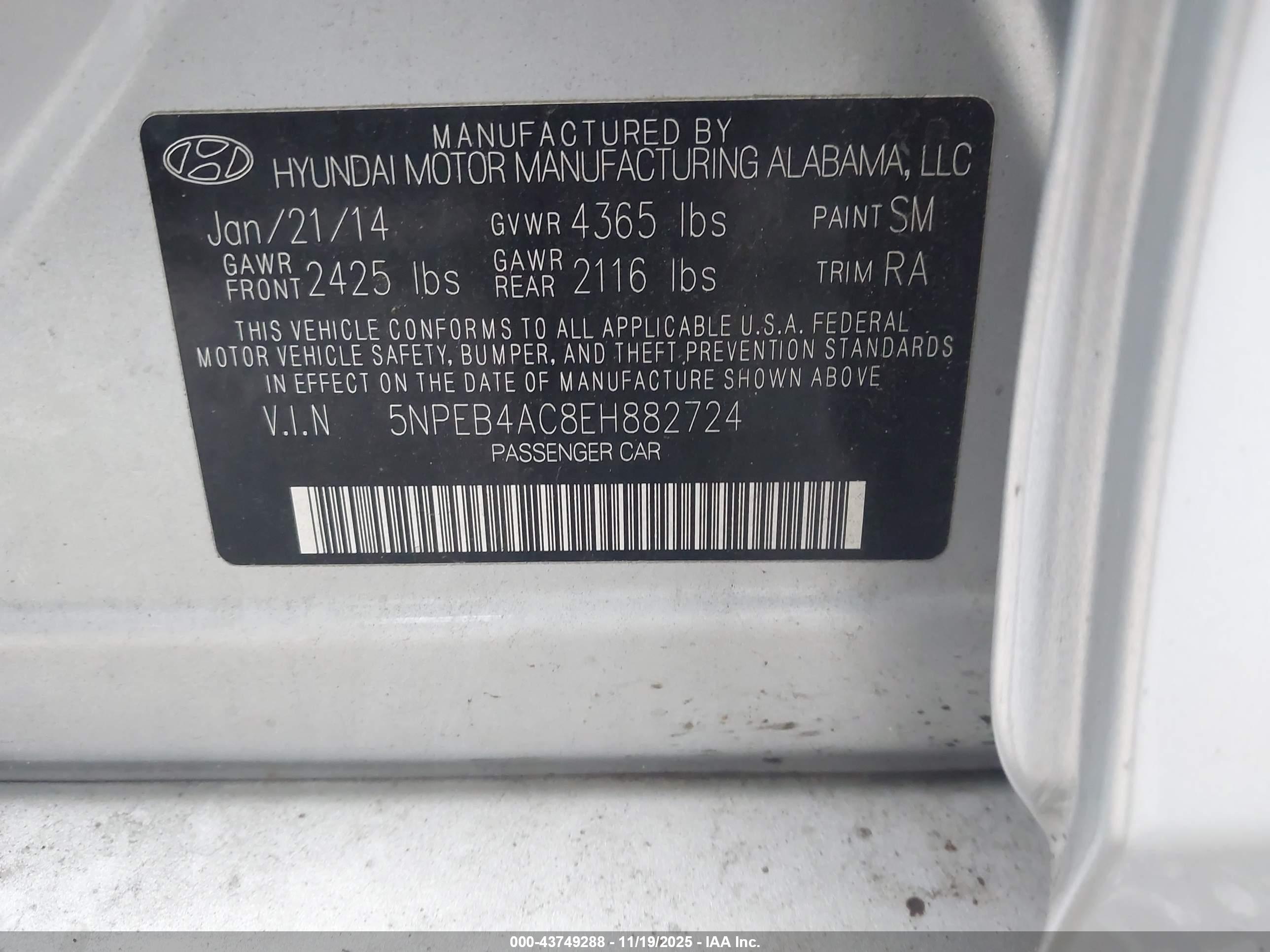 HYUNDAI SONATA image 9