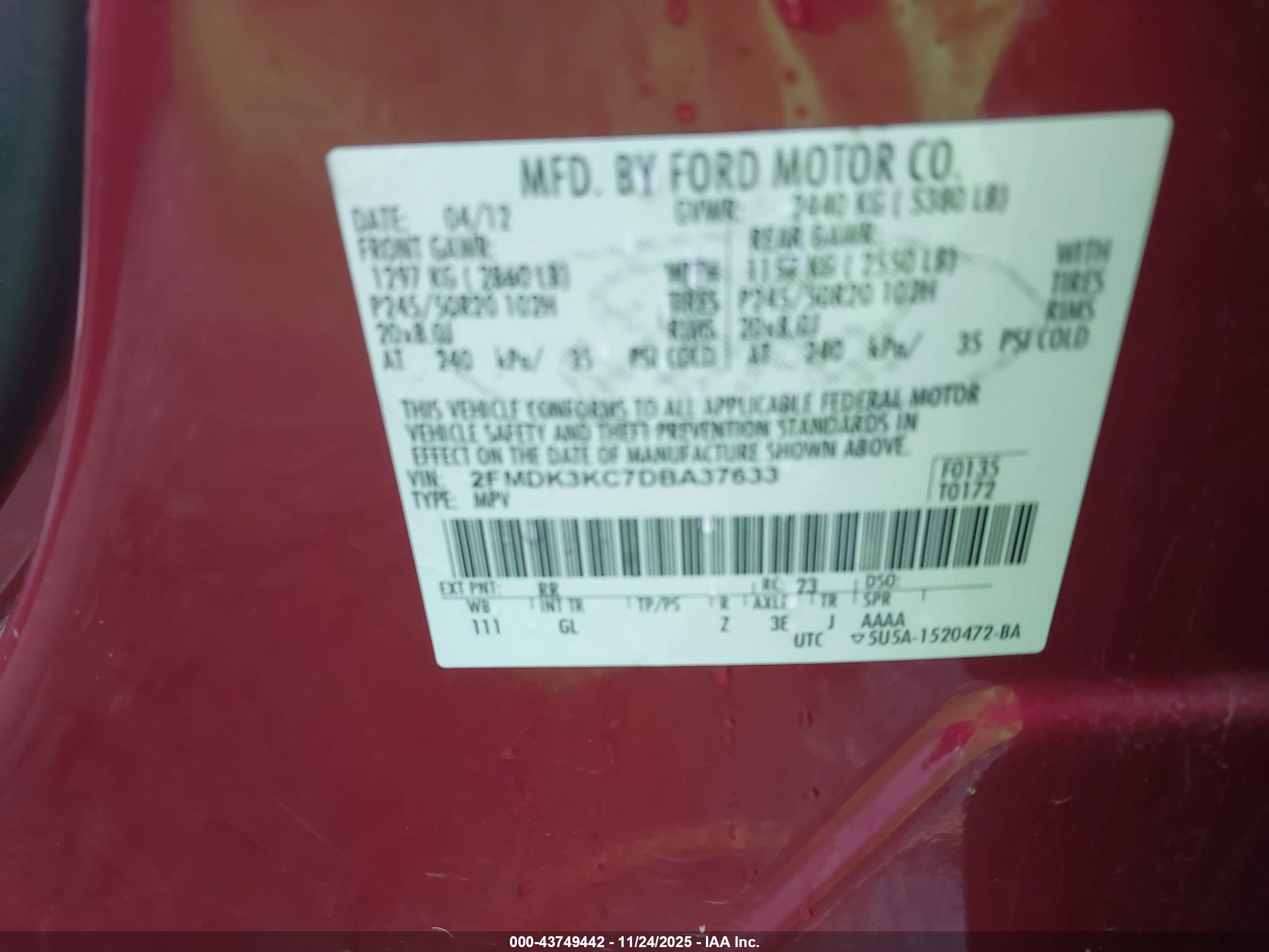 FORD EDGE image 9