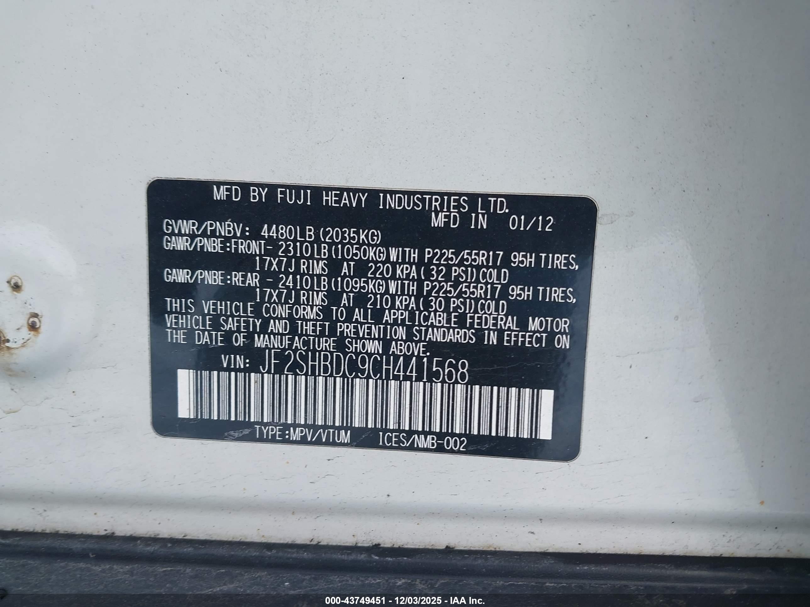 SUBARU FORESTER image 9