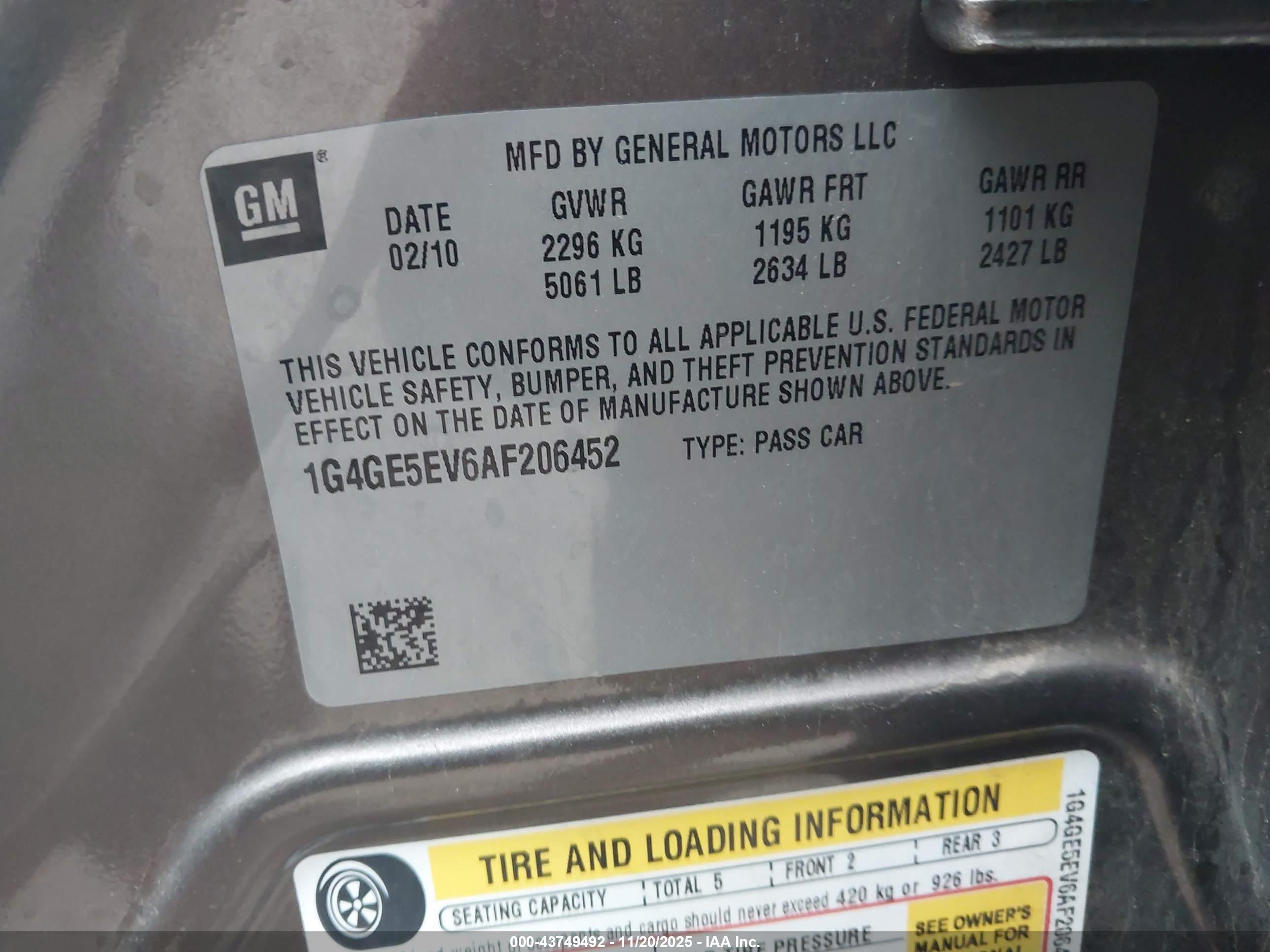 BUICK LACROSSE image 9