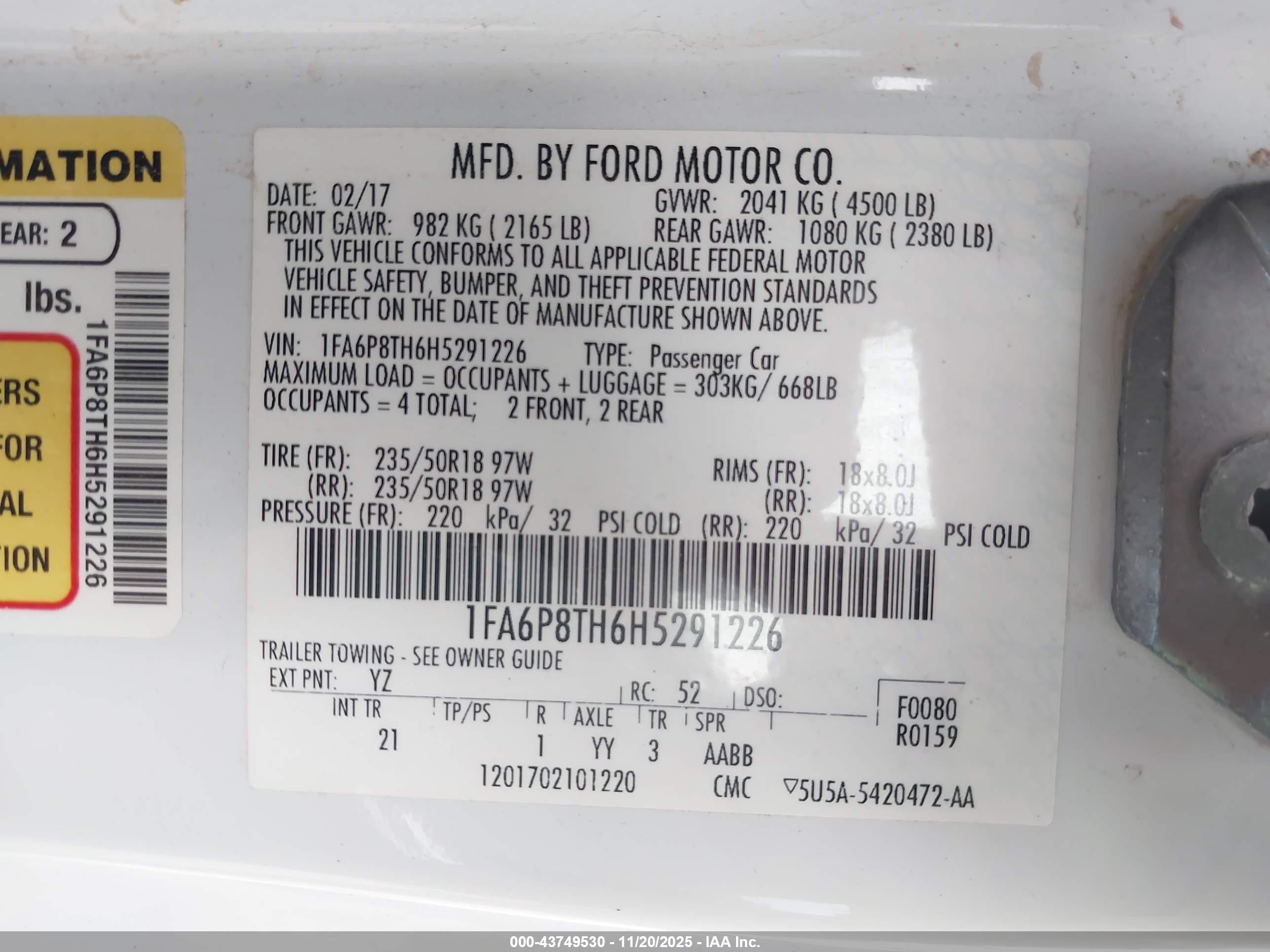 FORD MUSTANG image 9