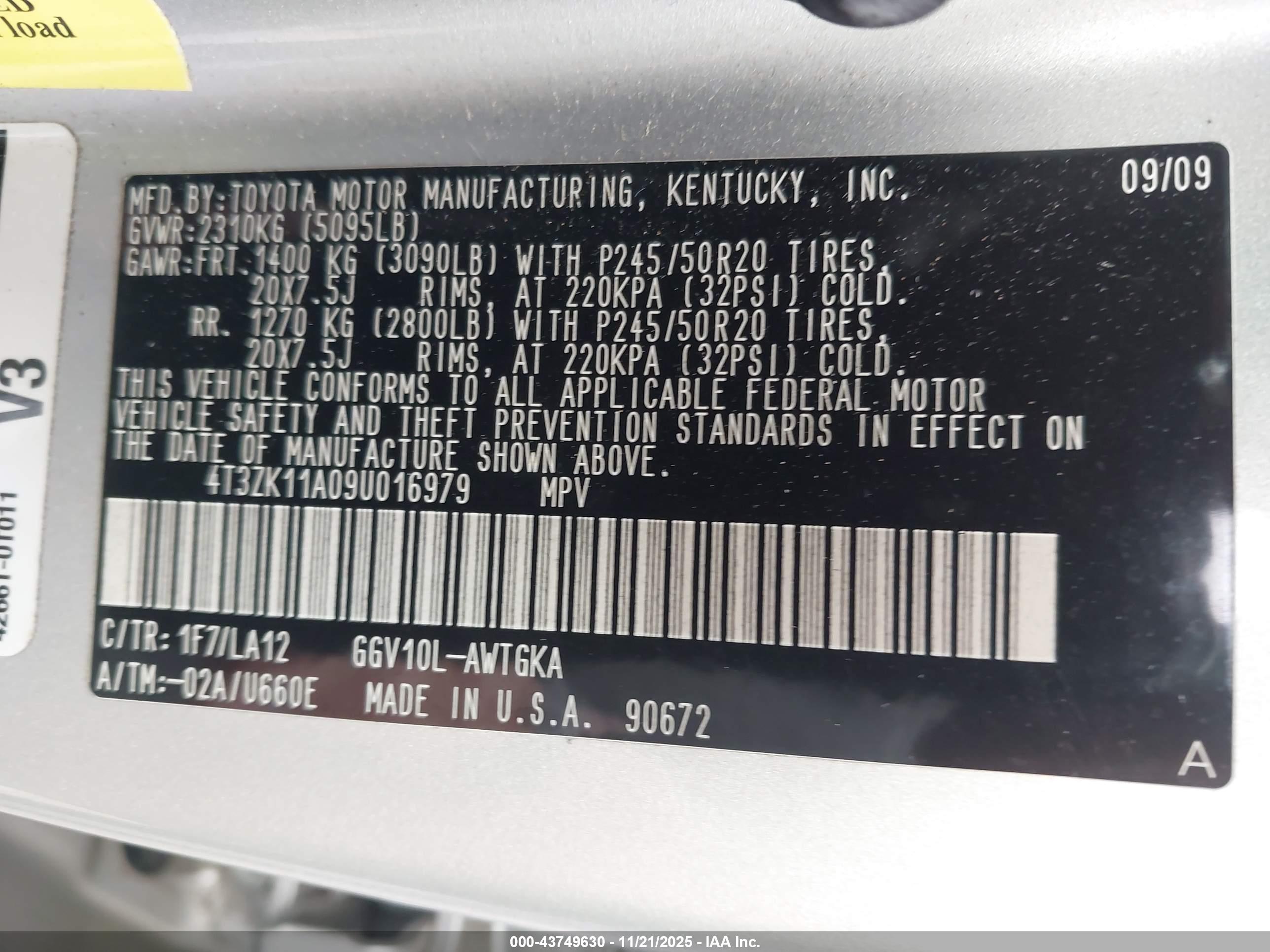 TOYOTA VENZA image 9
